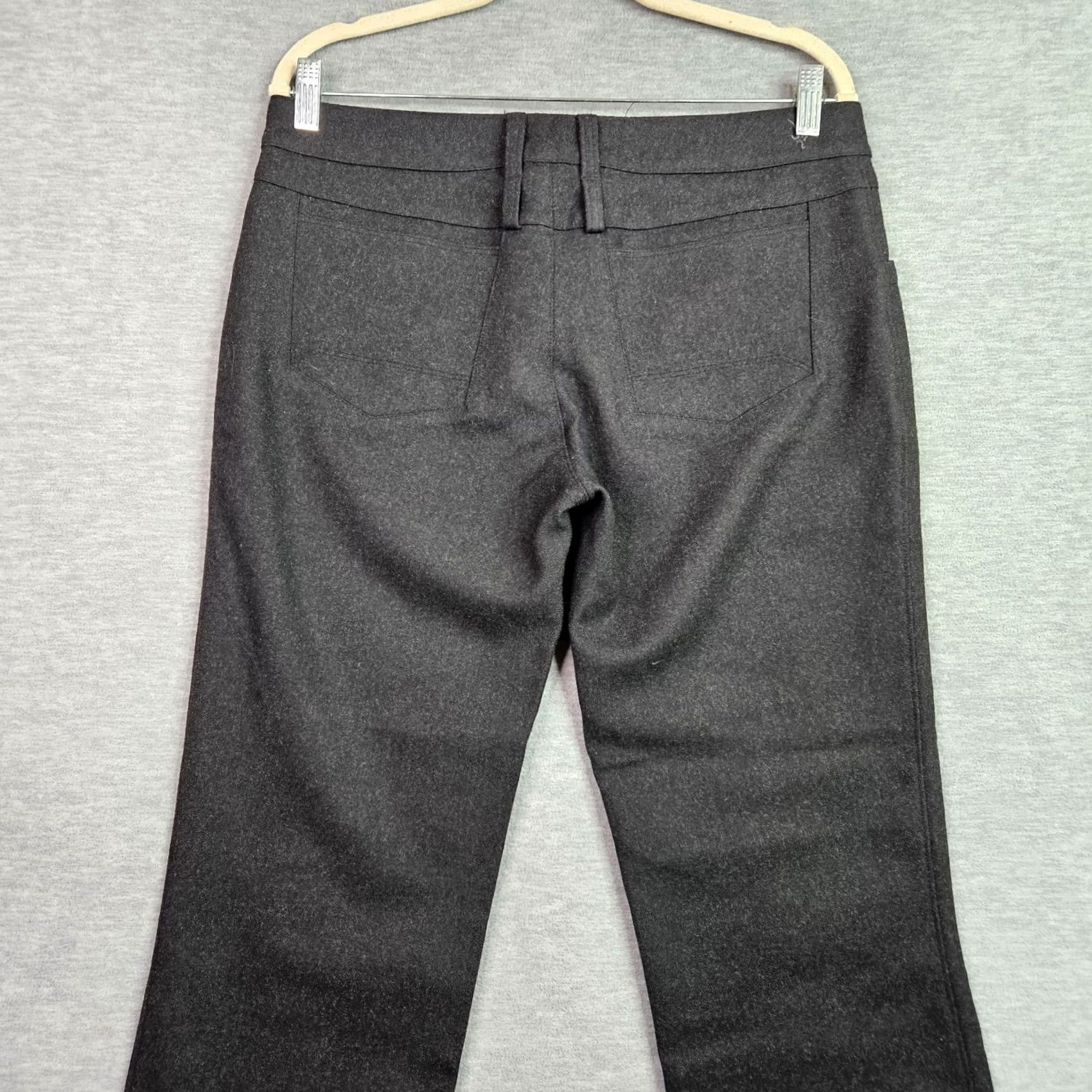 Vintage Ibex Women's 8 Black Straight Leg Dress Pants 100% Merino Wool Activewear Outdoor Workplace Size 30" / US 8 / IT 44 - 3 Thumbnail