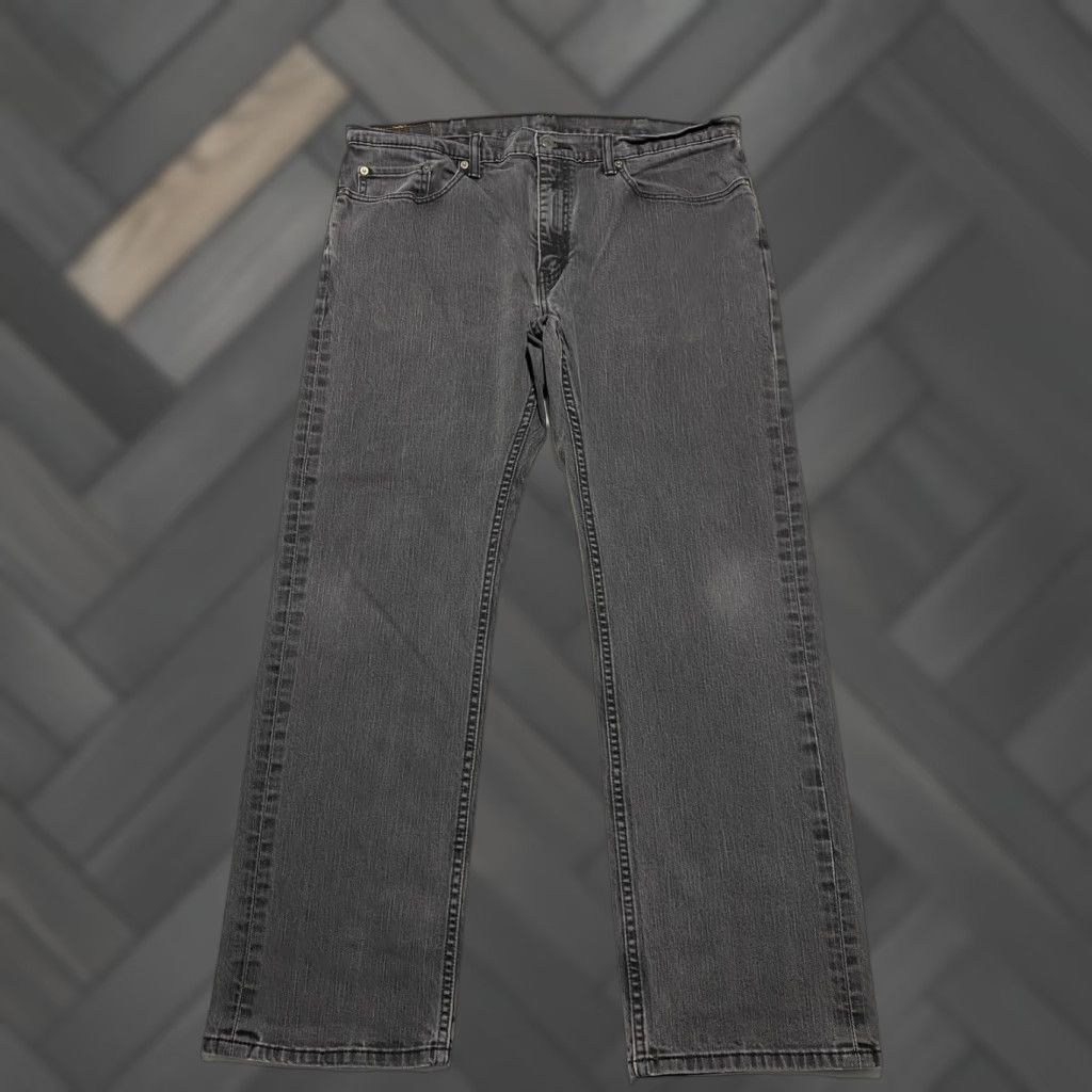 Levi's Levi's 559 Jeans Relaxed Straight Black Denim 38×32 Men 5-Pocket Logo Mens Size US 38 / EU 54 - 1 Thumbnail