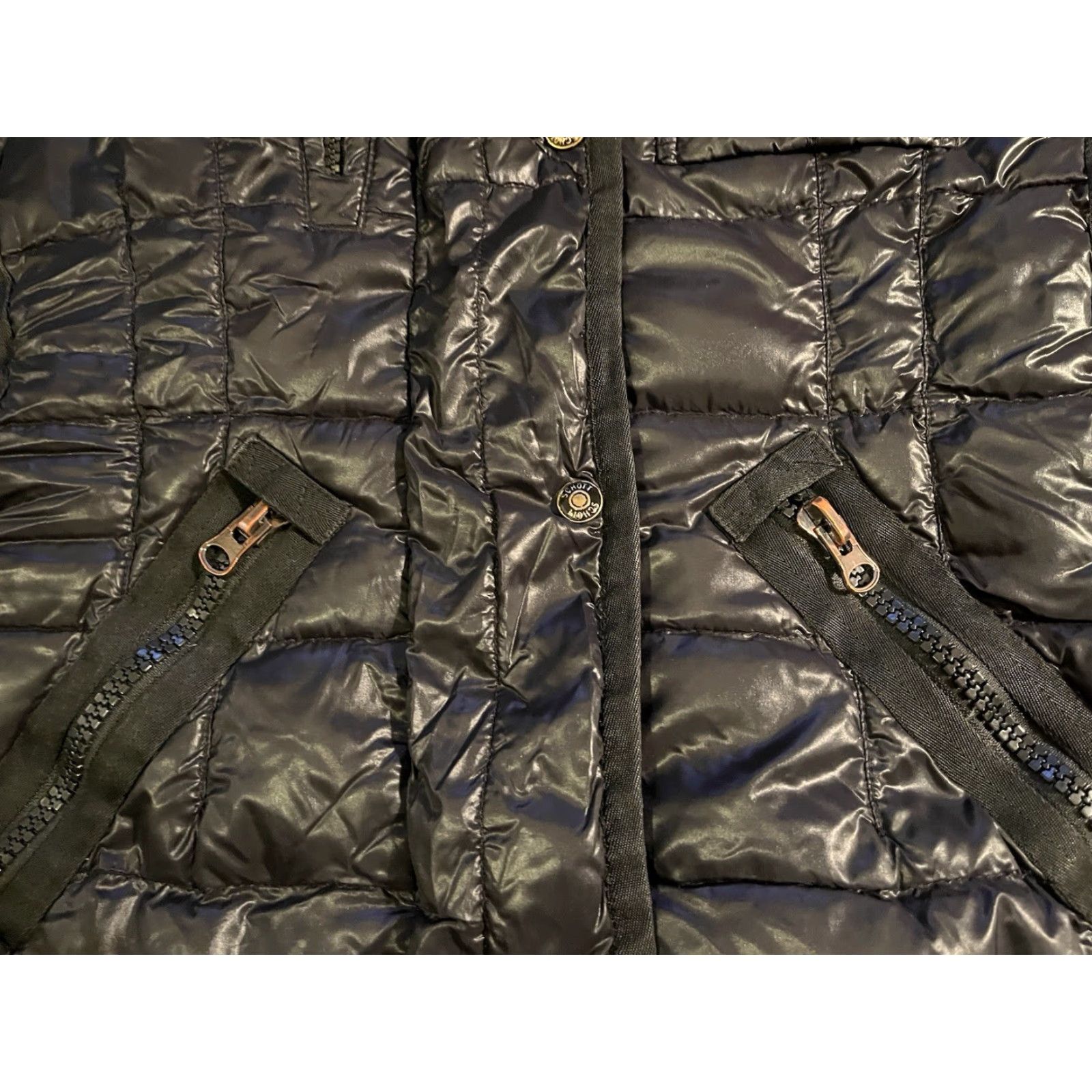 Schott VINTAGE SCHOTT Down by Schott Puffer Jacket Women’s L Black Jacket Men’s? Size L / US 10 / IT 46 - 4 Thumbnail