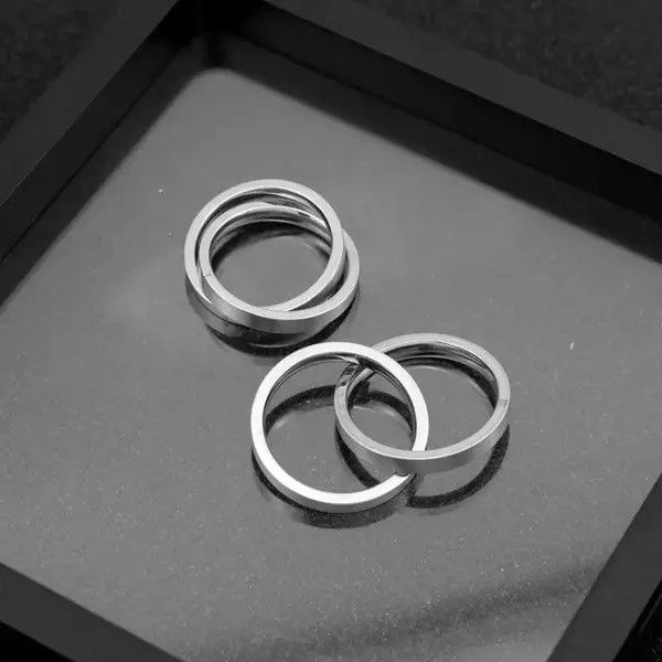 Jewelry Matsuzaka x Mei Double punk ring ( size 6-9 ) Size ONE SIZE - 3 Thumbnail