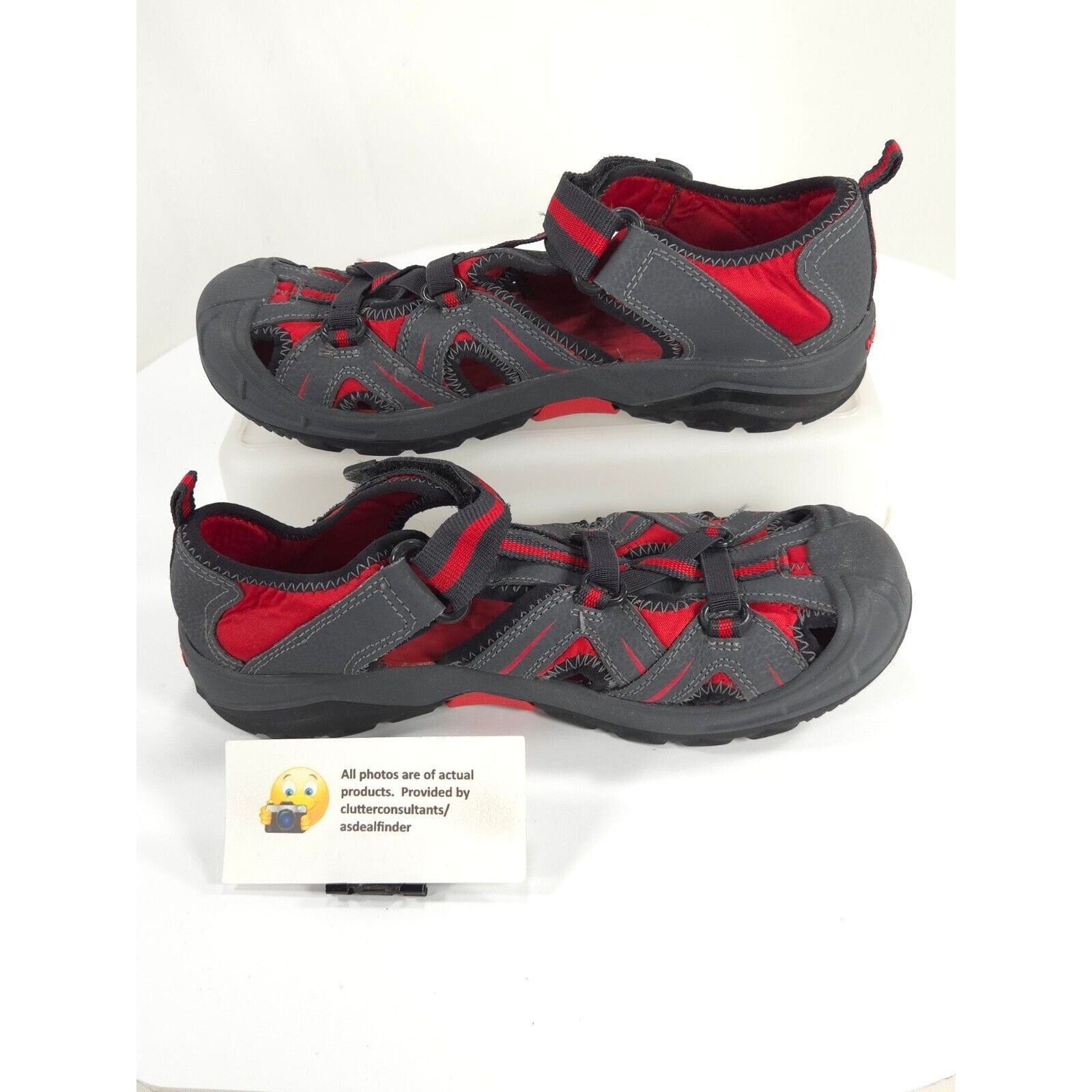 Merrell Merrell Hydro Adjustable Sandal Mens Size 6 MY55688 Gray Red Size US 6 / EU 39 - 4 Thumbnail