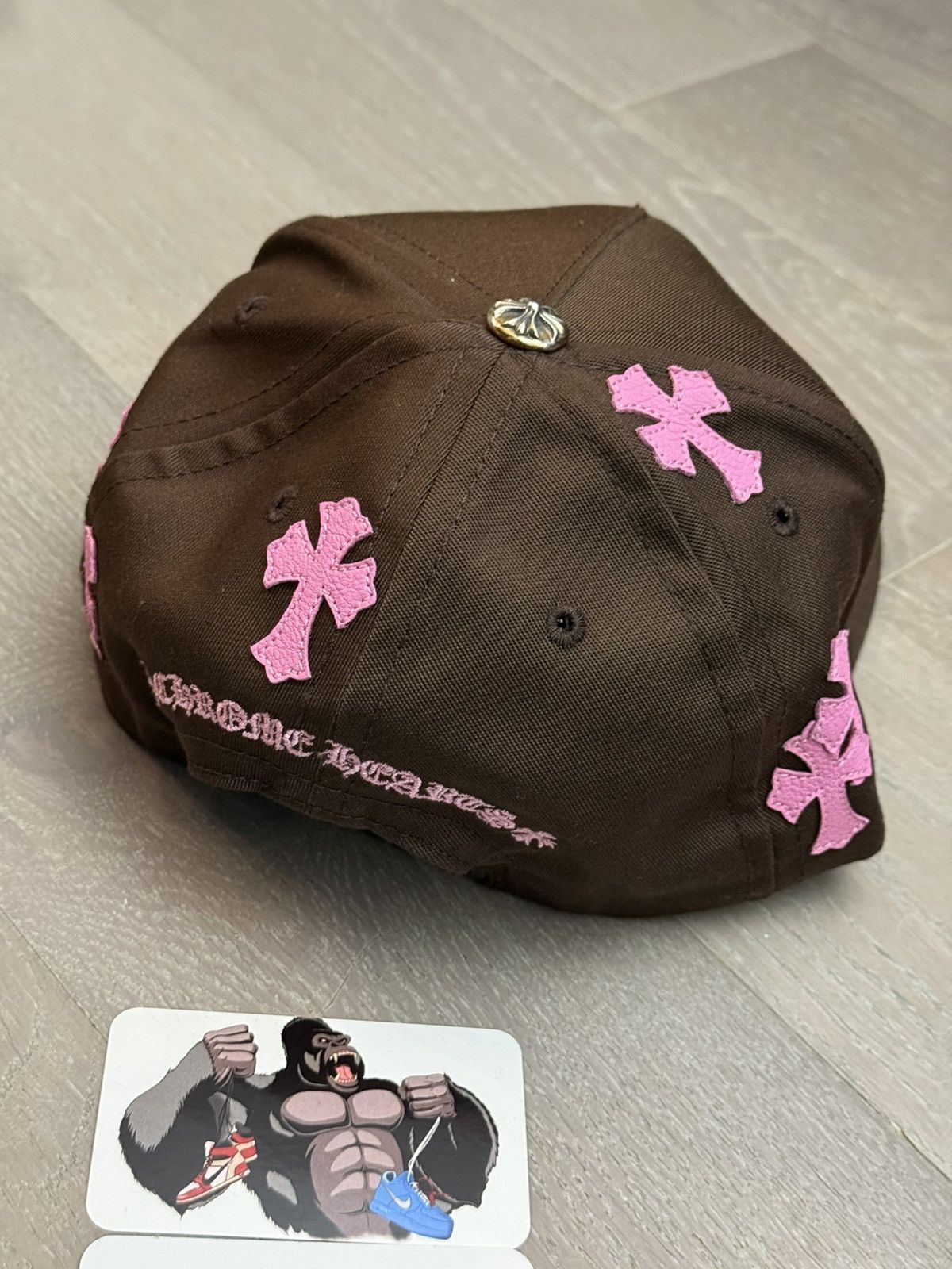 Chrome Hearts Chrome Hearts Cross Patch Hat Brown Pink Size ONE SIZE - 5 Thumbnail