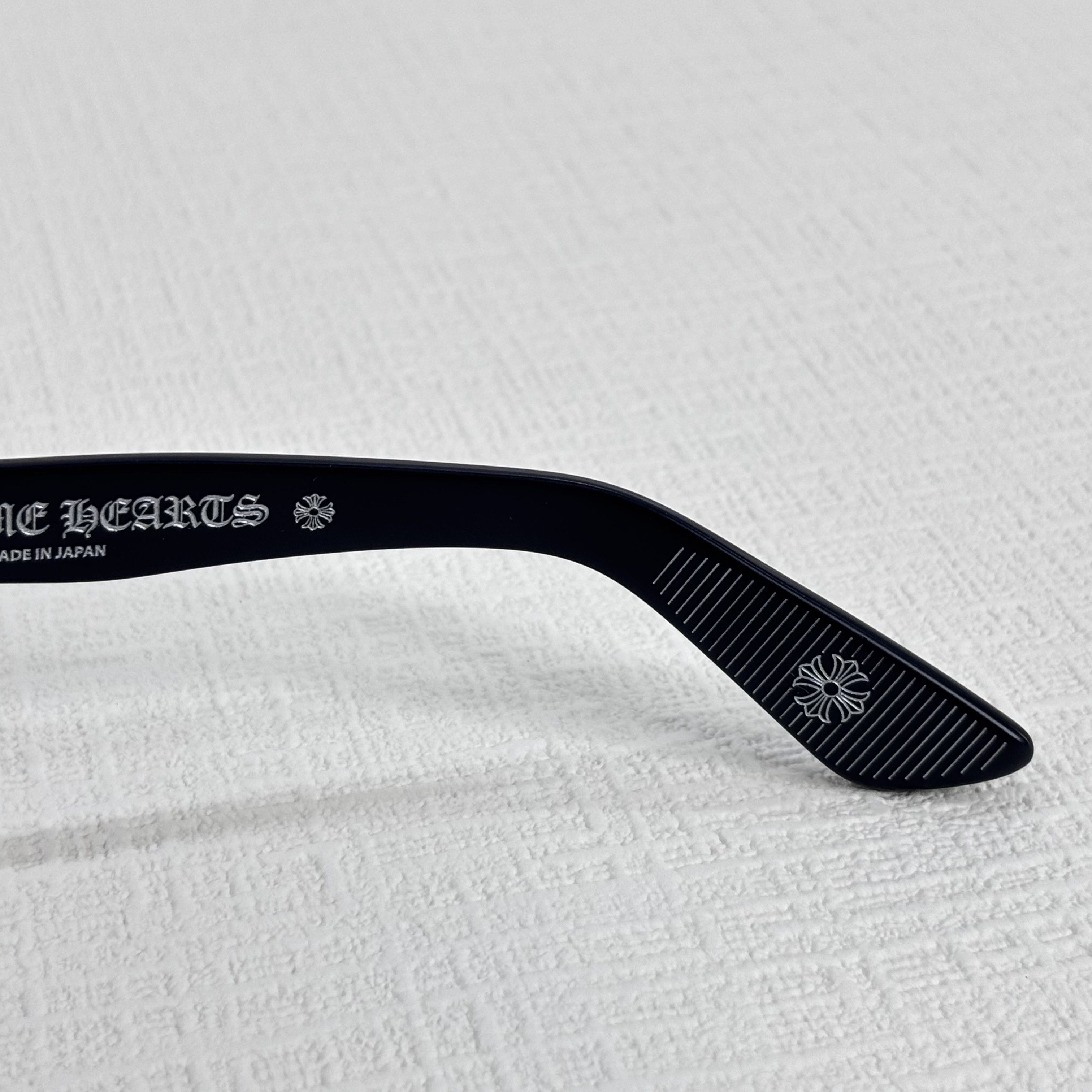 Chrome Hearts CHROME HEARTS VAGILLIONAIRE I MATTE BLACK EYEGLASSES Size ONE SIZE - 8 Thumbnail
