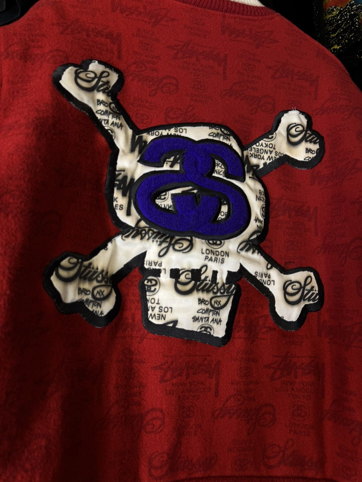 Stussy Vintage stussy world tour varsity jacket 783/1000 RARE Size US L / EU 52-54 / 3 - 3 Thumbnail