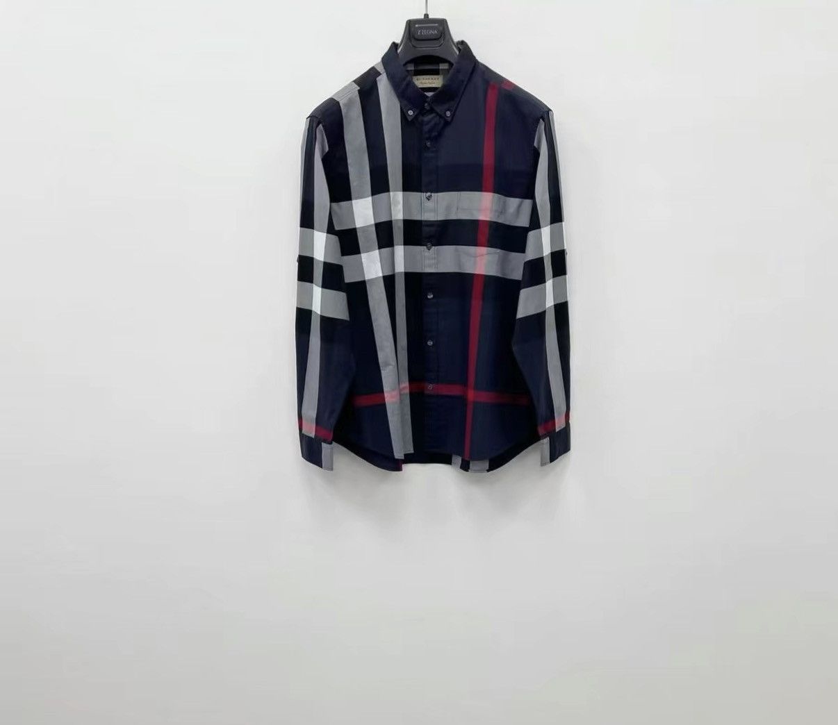 Burberry BURBERRY 100% Cotton Long Sleeve Shirt J30 Size US XXL / EU 58 / 5 - 2 Thumbnail