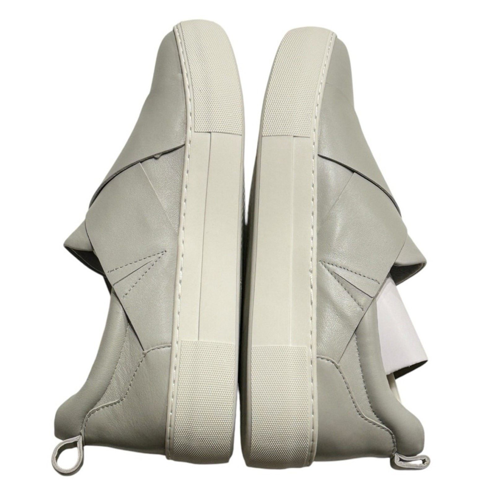 J/Slides J Slides Women's Grey Alec Leather Slip On Platform Size 7.5 Size US 7.5 / IT 37.5 - 9 Thumbnail