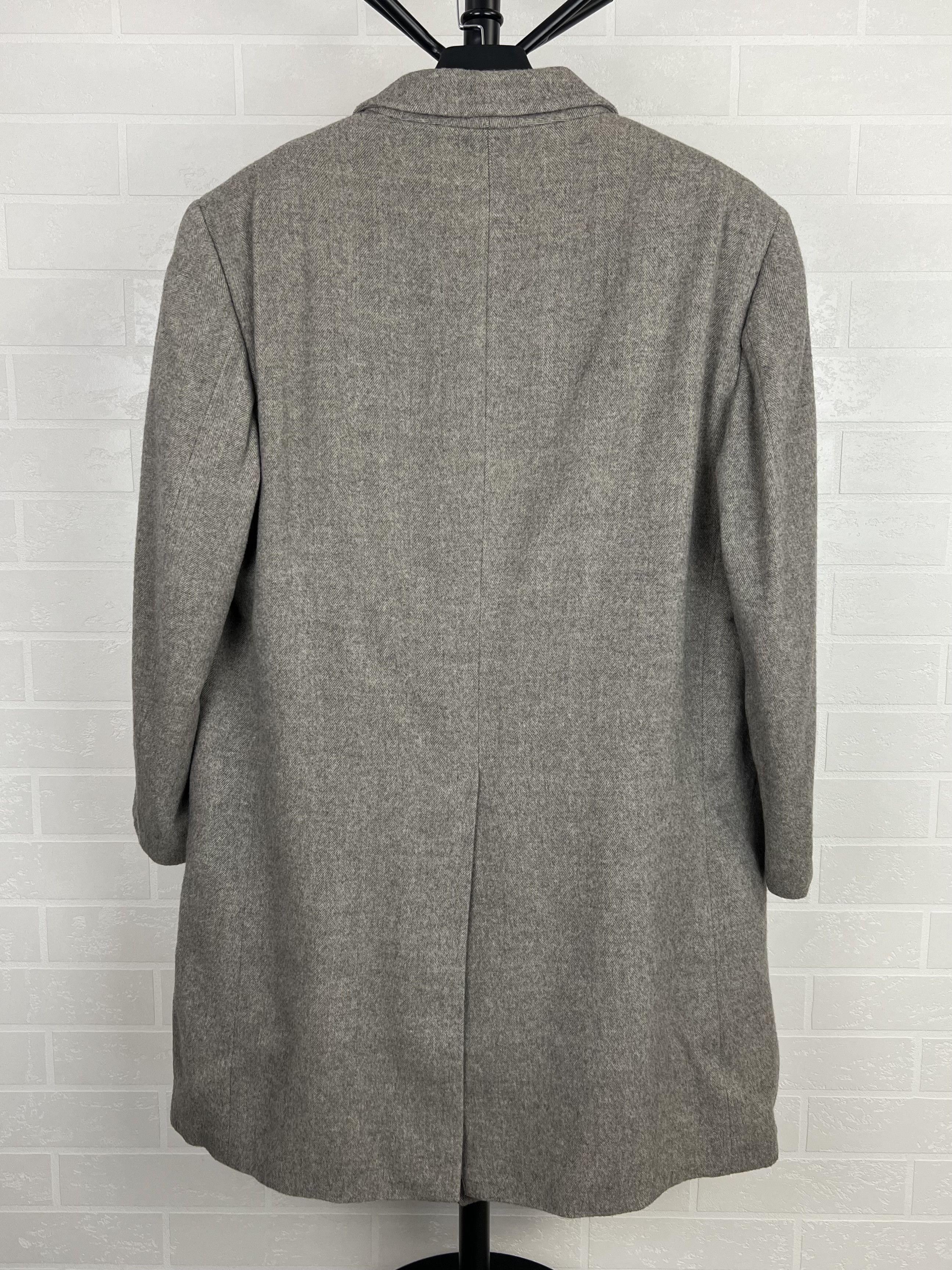 Christian Dior Monsieur CHRISTIAN DIOR Coat Jacket Wool Cashmere Vintage Gray Men's Size US XL / EU 56 / 4 - 2 Thumbnail