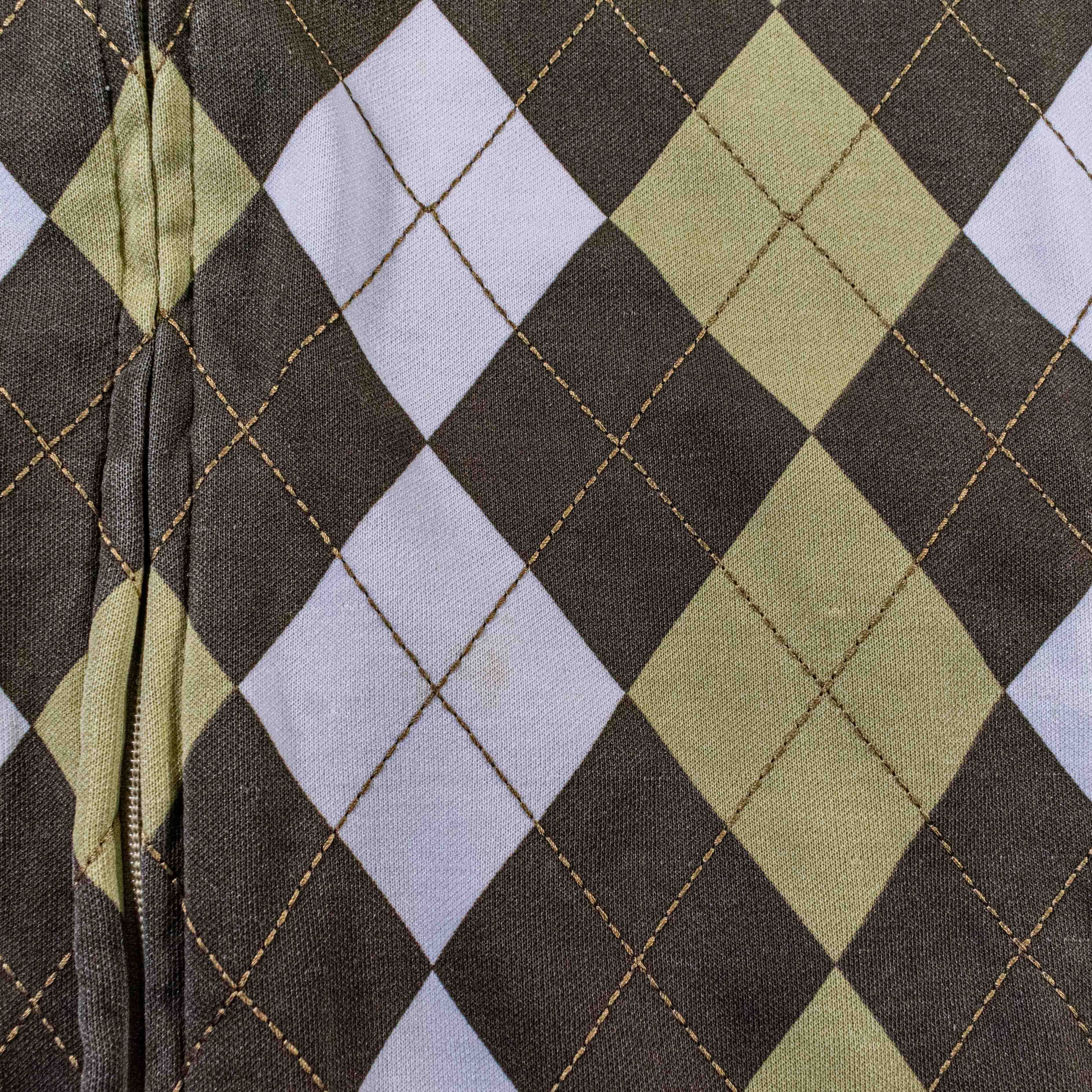 Ecko Unltd. Ecko Unltd Argyle Golf Track Jacket Hip Hop Y2K Zip Up Size US M / EU 48-50 / 2 - 6 Thumbnail