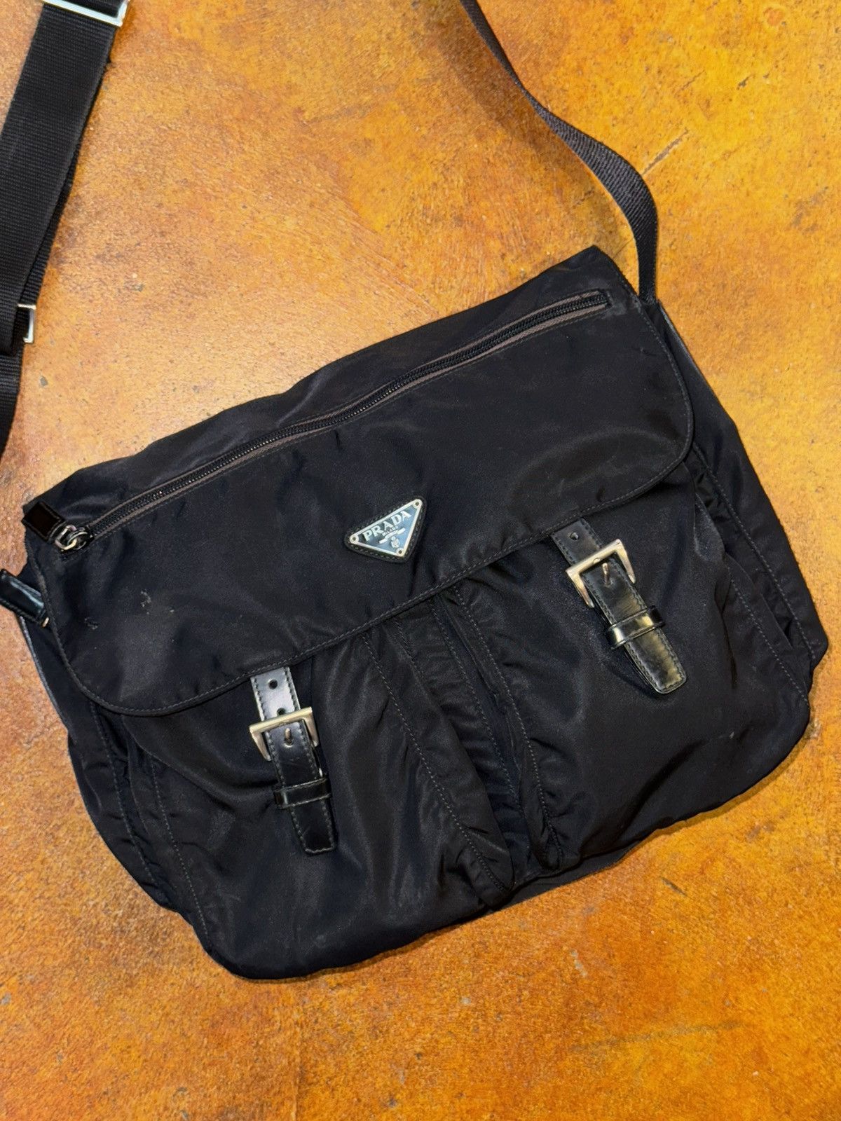 Prada Vintage PRADA Vela Nylon Shoulder Massager Bag Size ONE SIZE - 3 Thumbnail