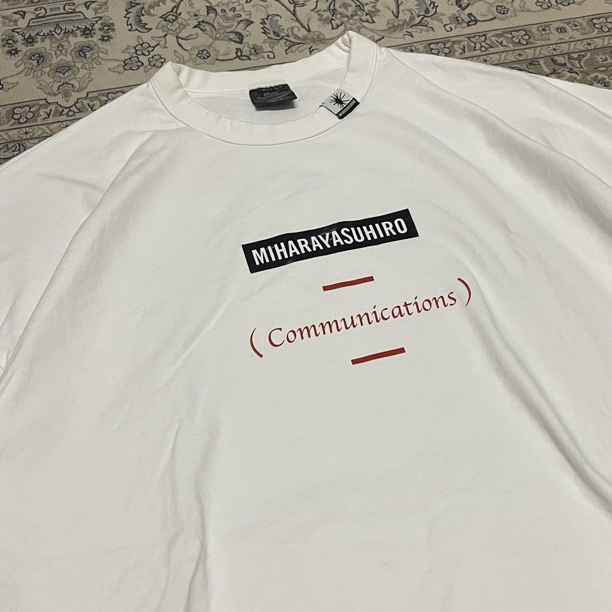 Maison MIHARA YASUHIRO MAISON MIHARA YASUHIRO x Gu Communications Baggy Tee Shirt Size US L / EU 52-54 / 3 - 3 Thumbnail