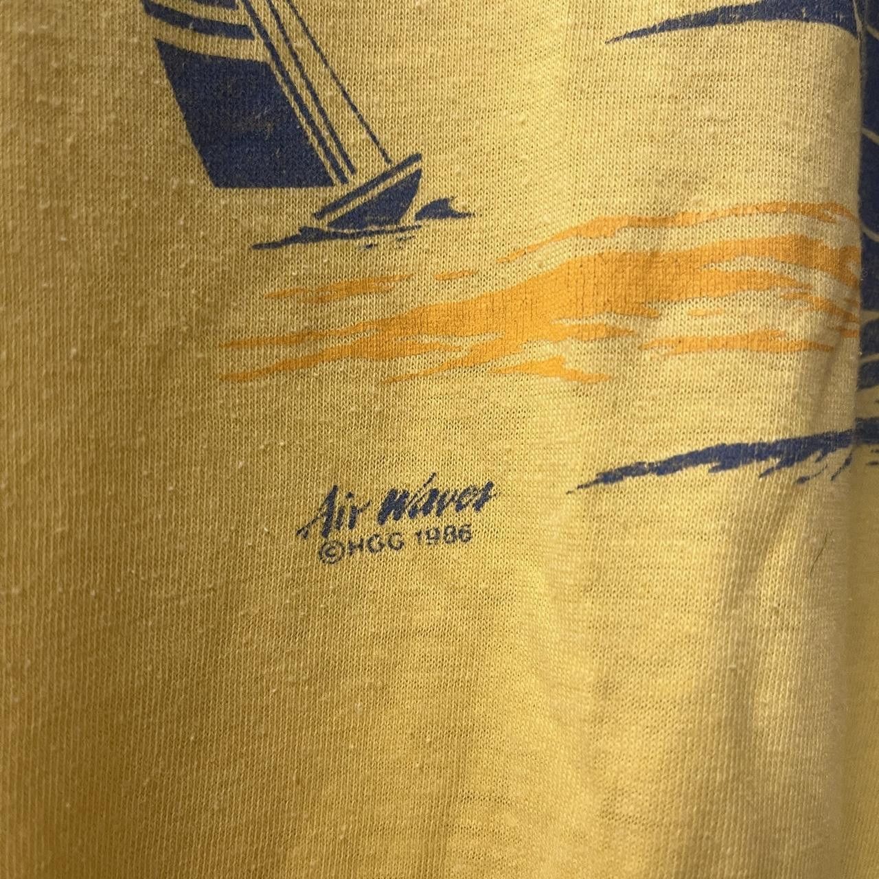 Vintage VTG 80's Stedman Single Stitch Nags Head Boat Beach T Shirt Size US L / EU 52-54 / 3 - 5 Thumbnail