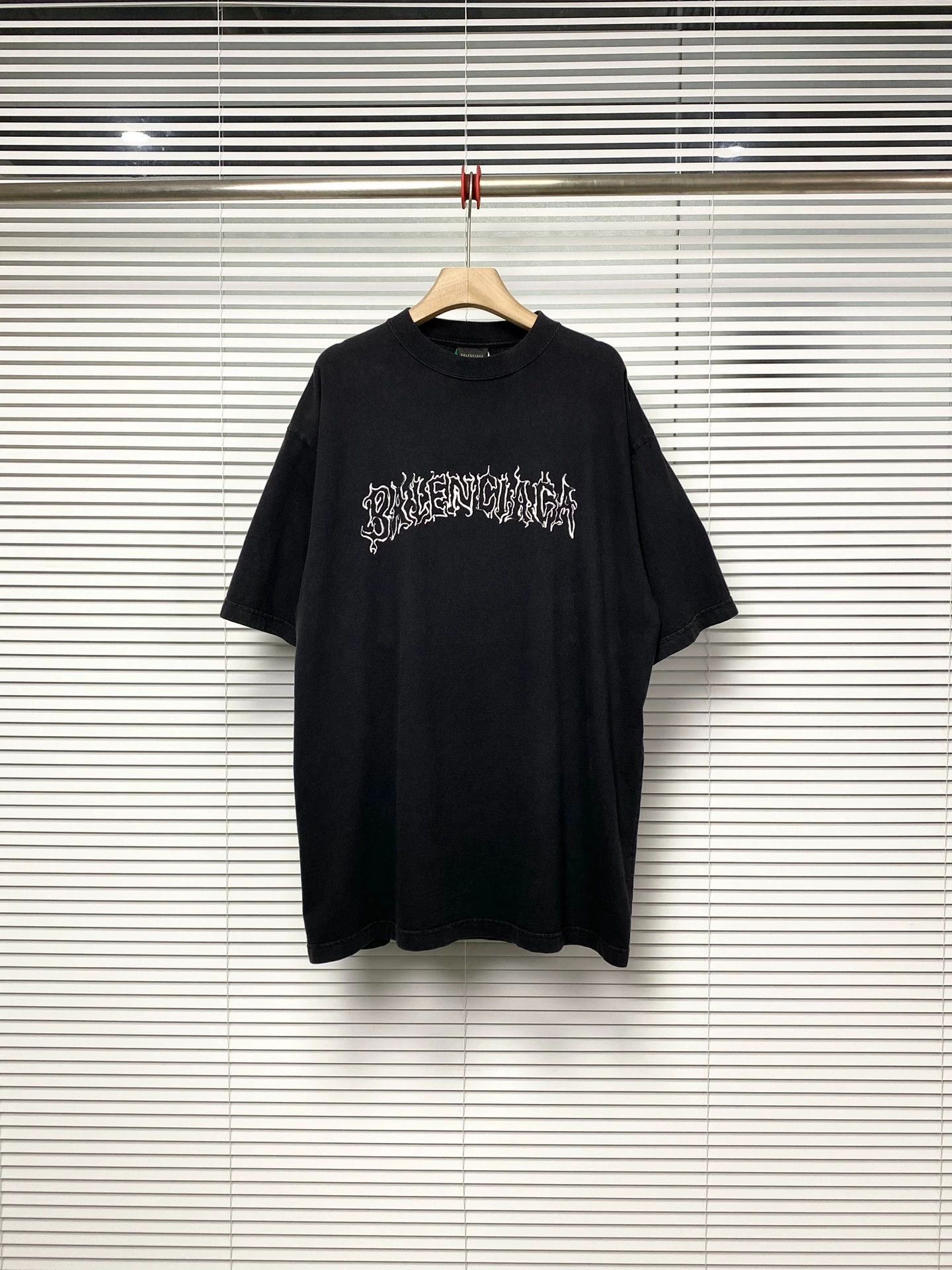 Balenciaga Balenciaga SS24 New Year collection washed faded letter printed short sleeves Size US S / EU 44-46 / 1 - 1 Thumbnail
