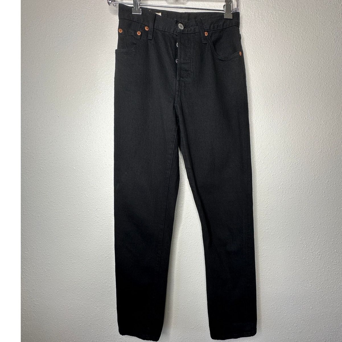 Levi's Levis 501 Original Fit Button Fly Straight Leg Jeans 23 x 28 Size 23" - 2 Thumbnail