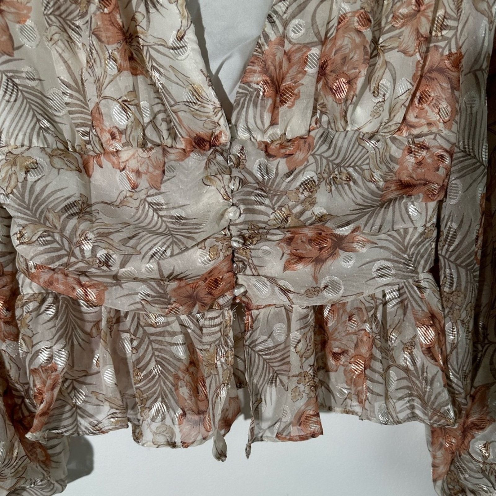 Shein SHEIN Floral Top Size S / US 4 / IT 40 - 5 Thumbnail