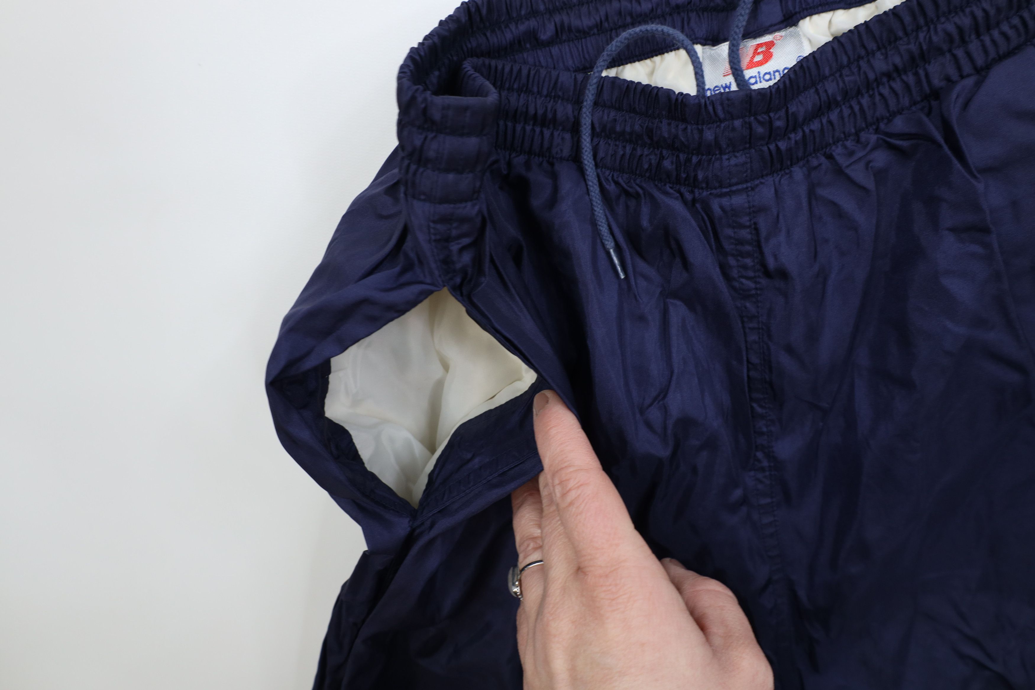 New Balance Vintage 80s 90s New Balance Goretex Lined Running Pants Blue Size US 36 / EU 52 - 7 Thumbnail