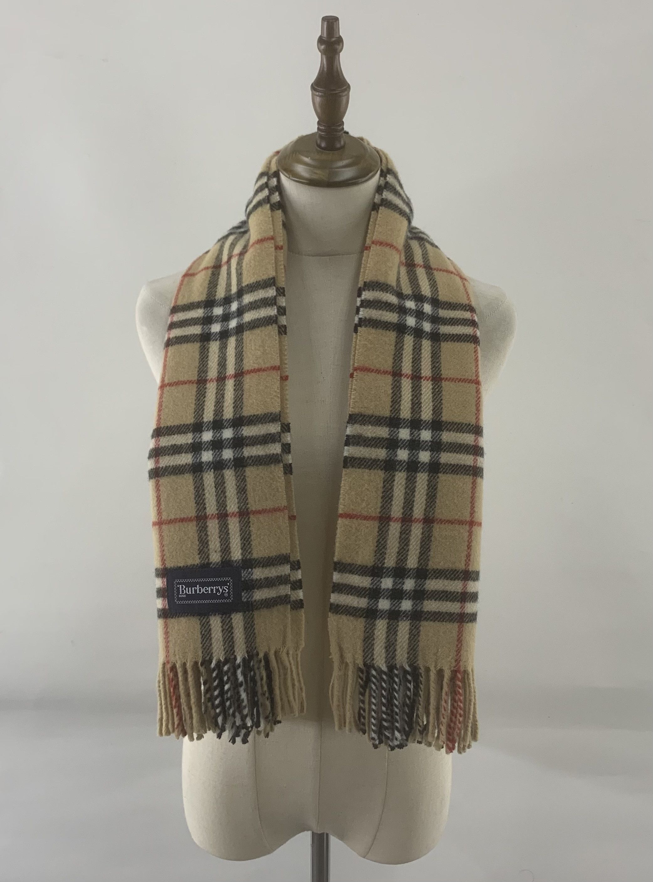 Burberry Burberry Scarf Wool Muffler Neck Wrap BL9288 Size ONE SIZE - 1 Thumbnail