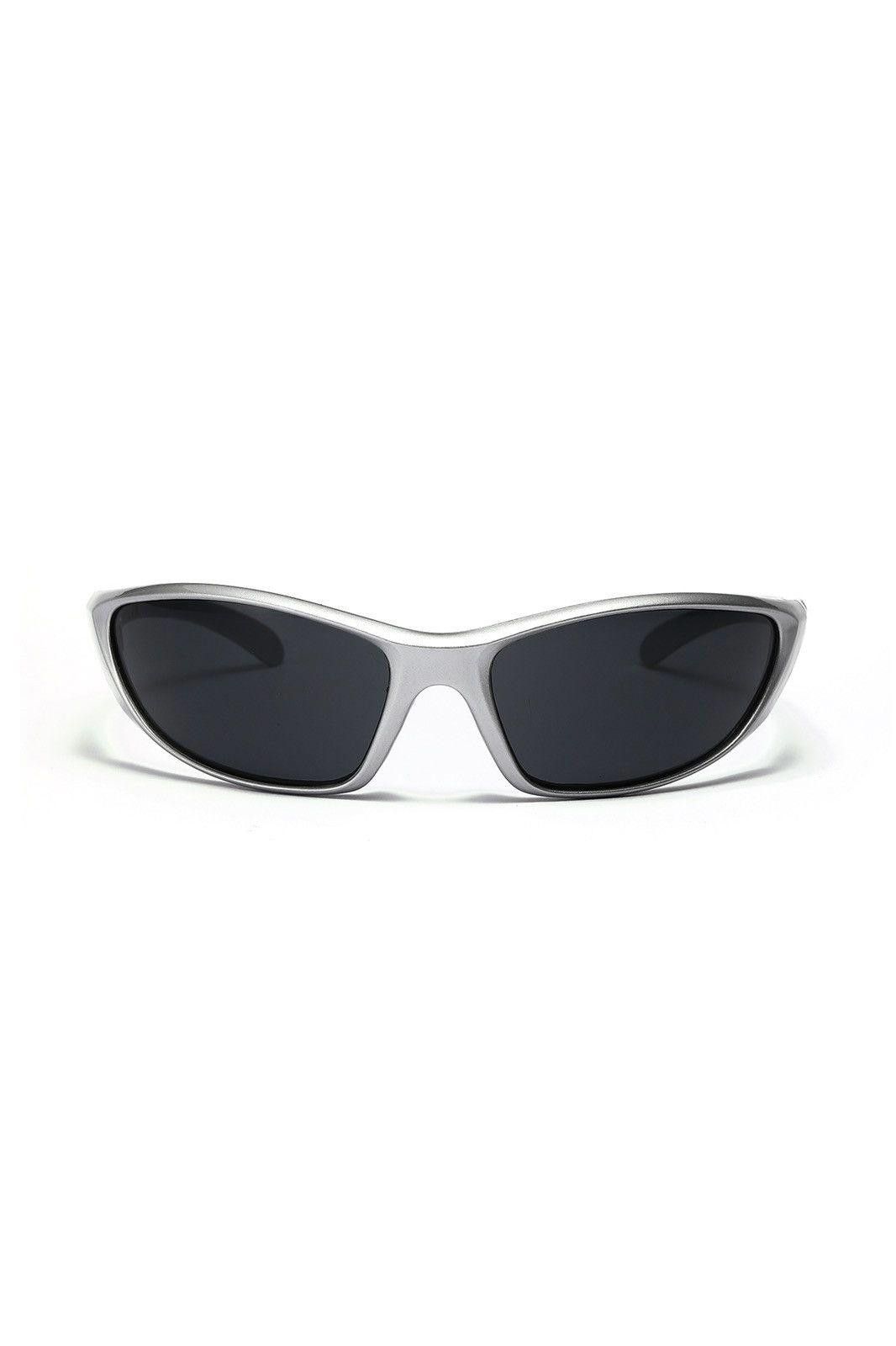 Japanese Brand Vtg Y2k Avant Garde Futuristic Sunglasses Sliver Unisex OS Size ONE SIZE - 7 Thumbnail