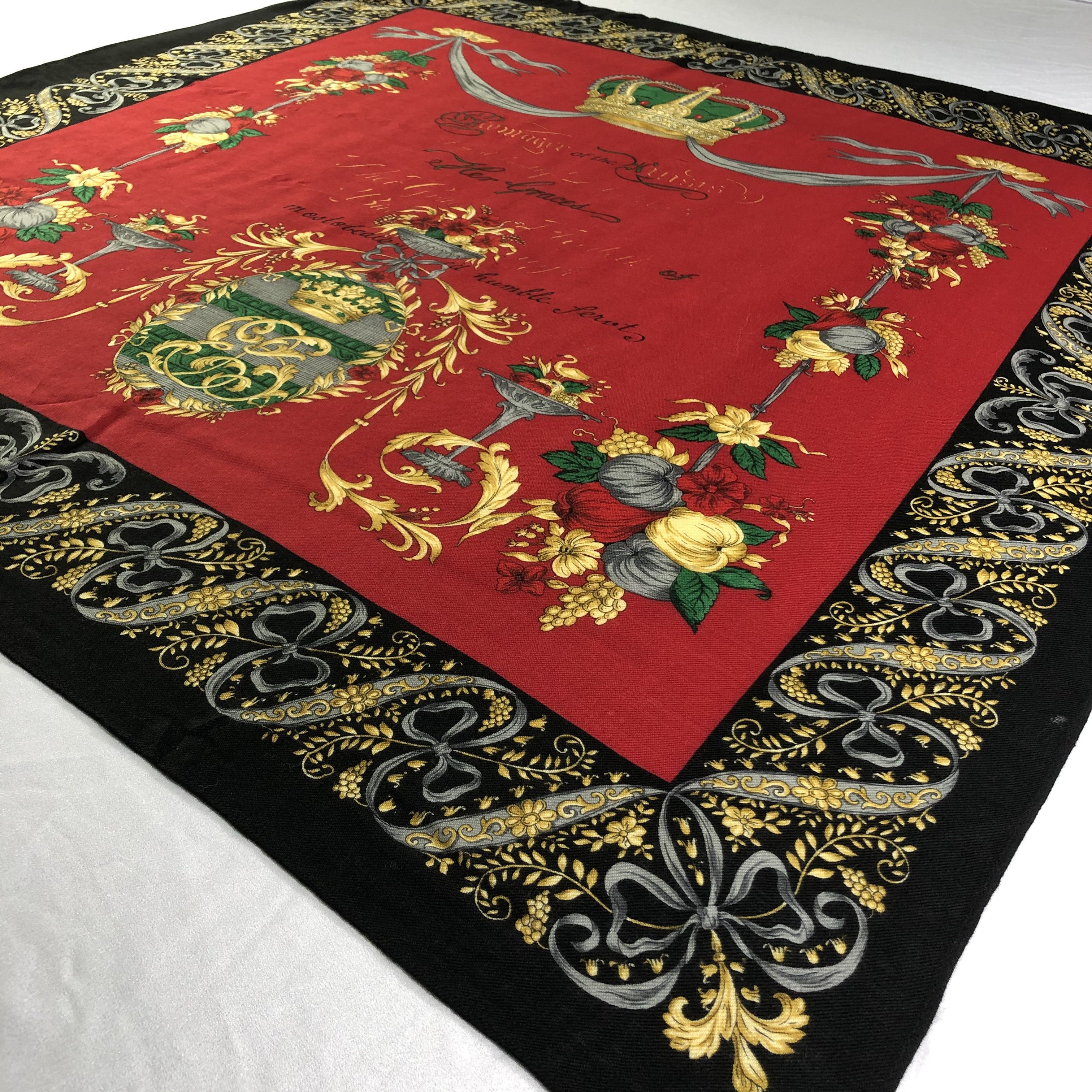Vintage Vintage Silk Scarf Size ONE SIZE - 4 Thumbnail