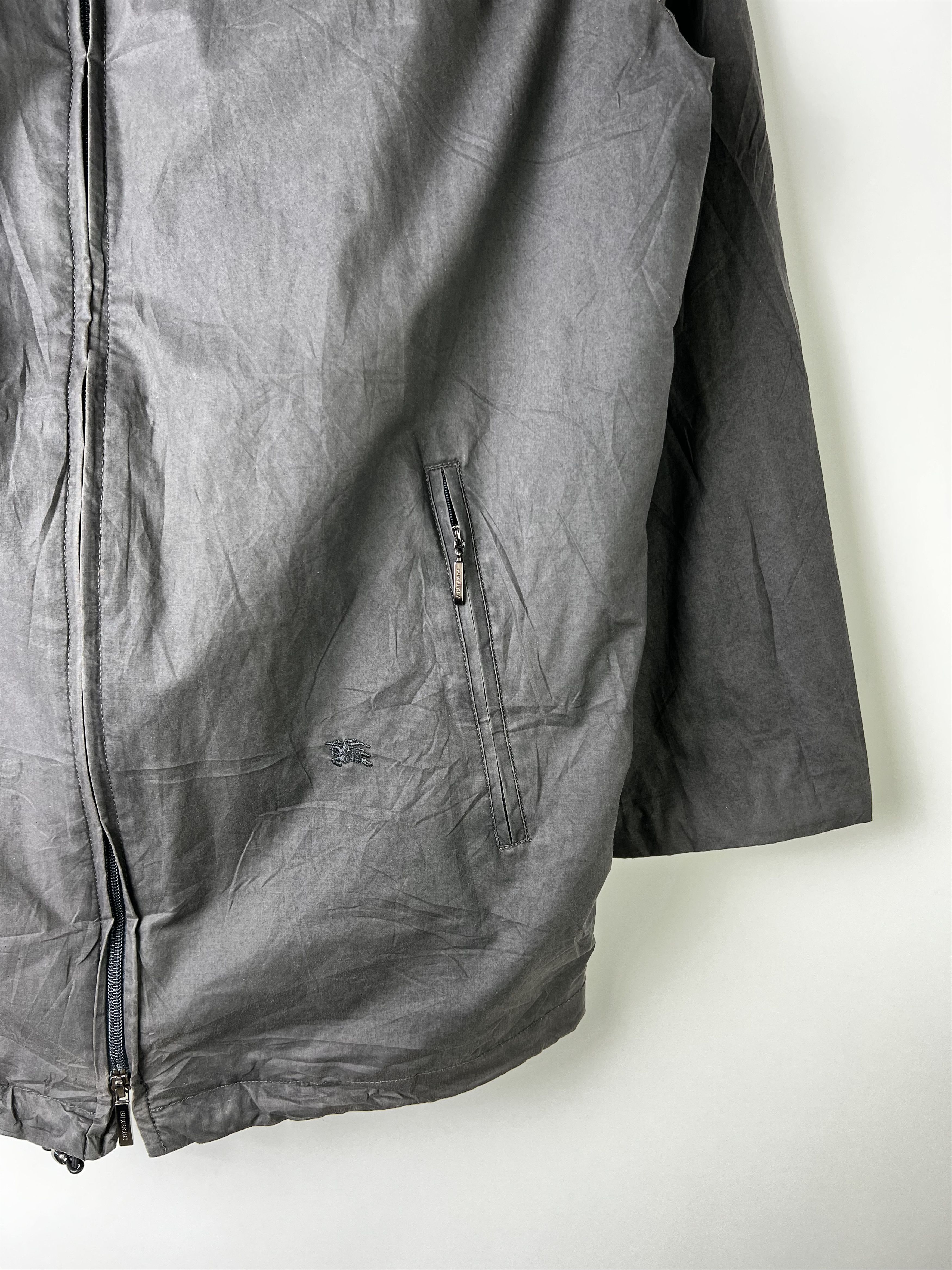 Burberry BURBERRY VINTAGE JACKET WITH COATING GRAY Size US L / EU 52-54 / 3 - 4 Thumbnail