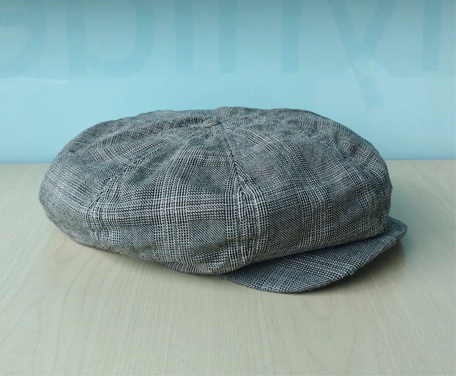 帽子 RRL GLEN PLAID NEWSBOY CAP RRL Ralph Lauren DOUBLE RL Wool-Cotton Glen Plaid Newsboy Cap T