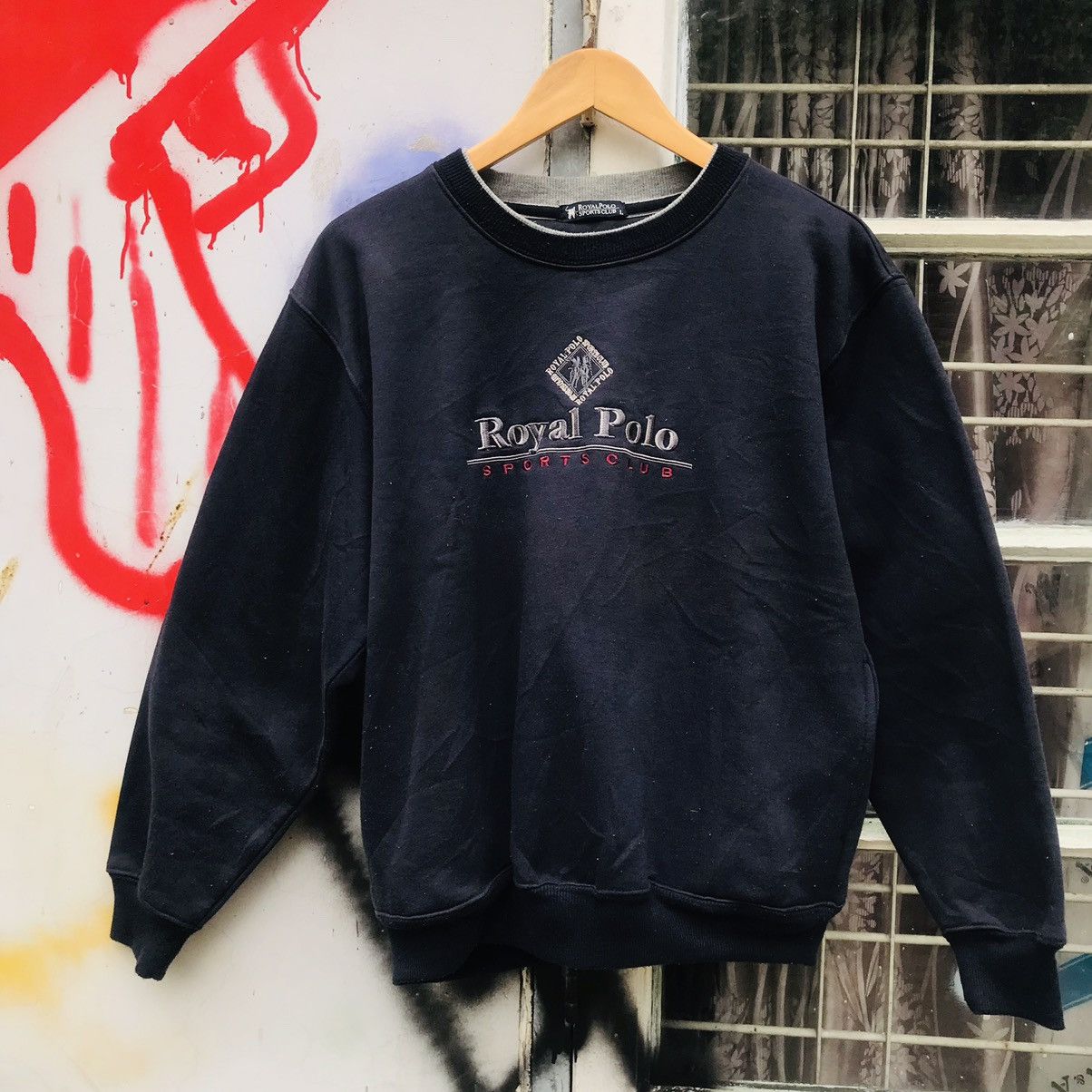 Vintage Vintage Royal Polo Crewneck Sweatshirt Size US L / EU 52-54 / 3 - 2 Thumbnail