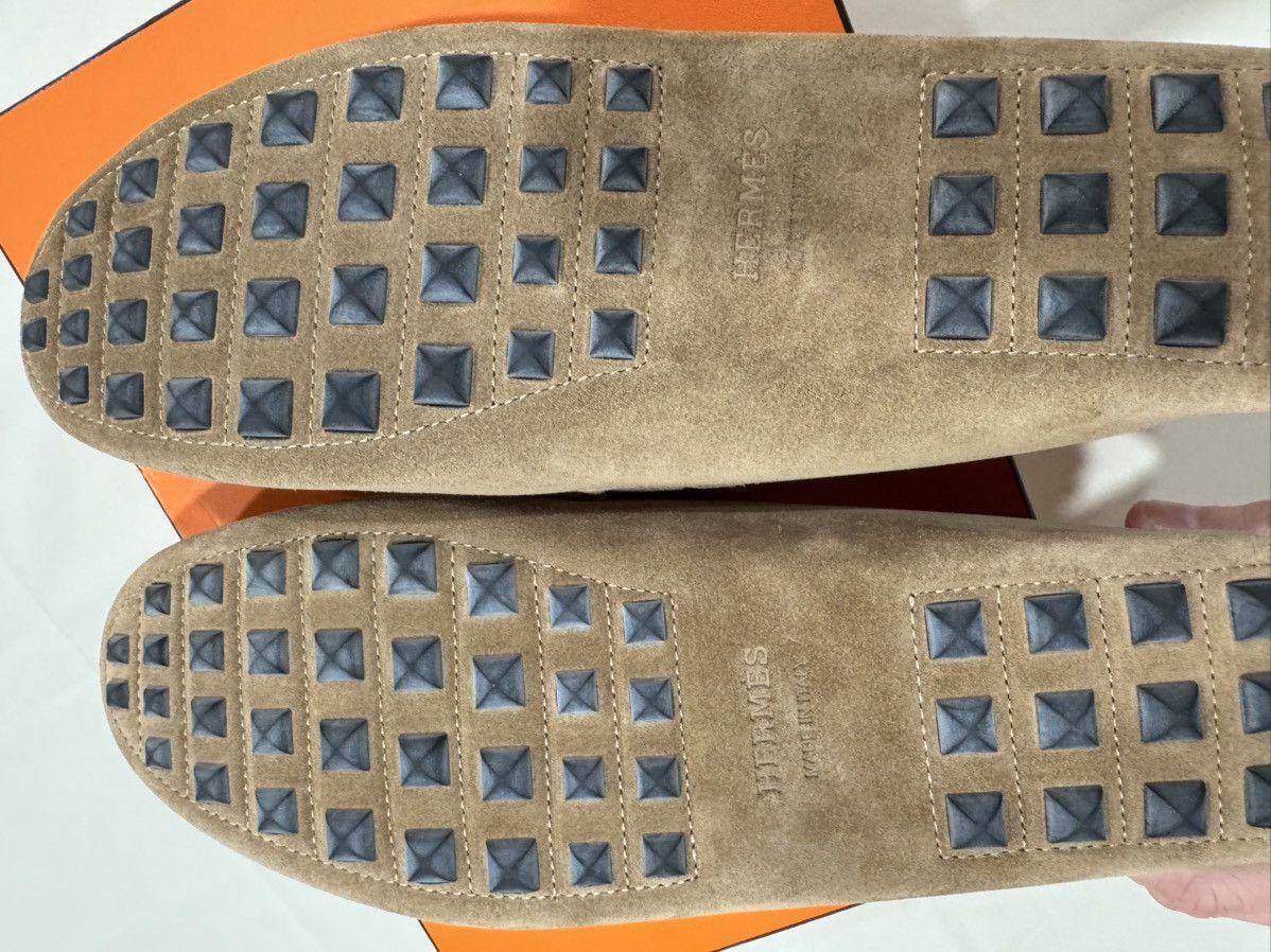 Hermes Hermès Irving Suede Loafer Size US 10 / EU 43 - 7 Thumbnail