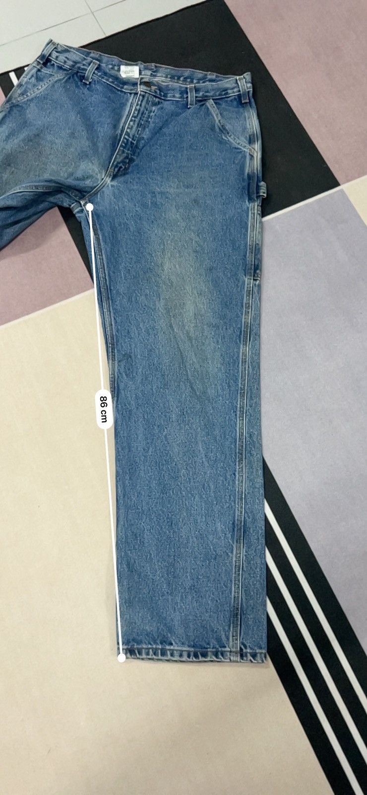 Carhartt × Vintage Carhartt - Dungaree Fit denim Size US 36 / EU 52 - 13 Thumbnail