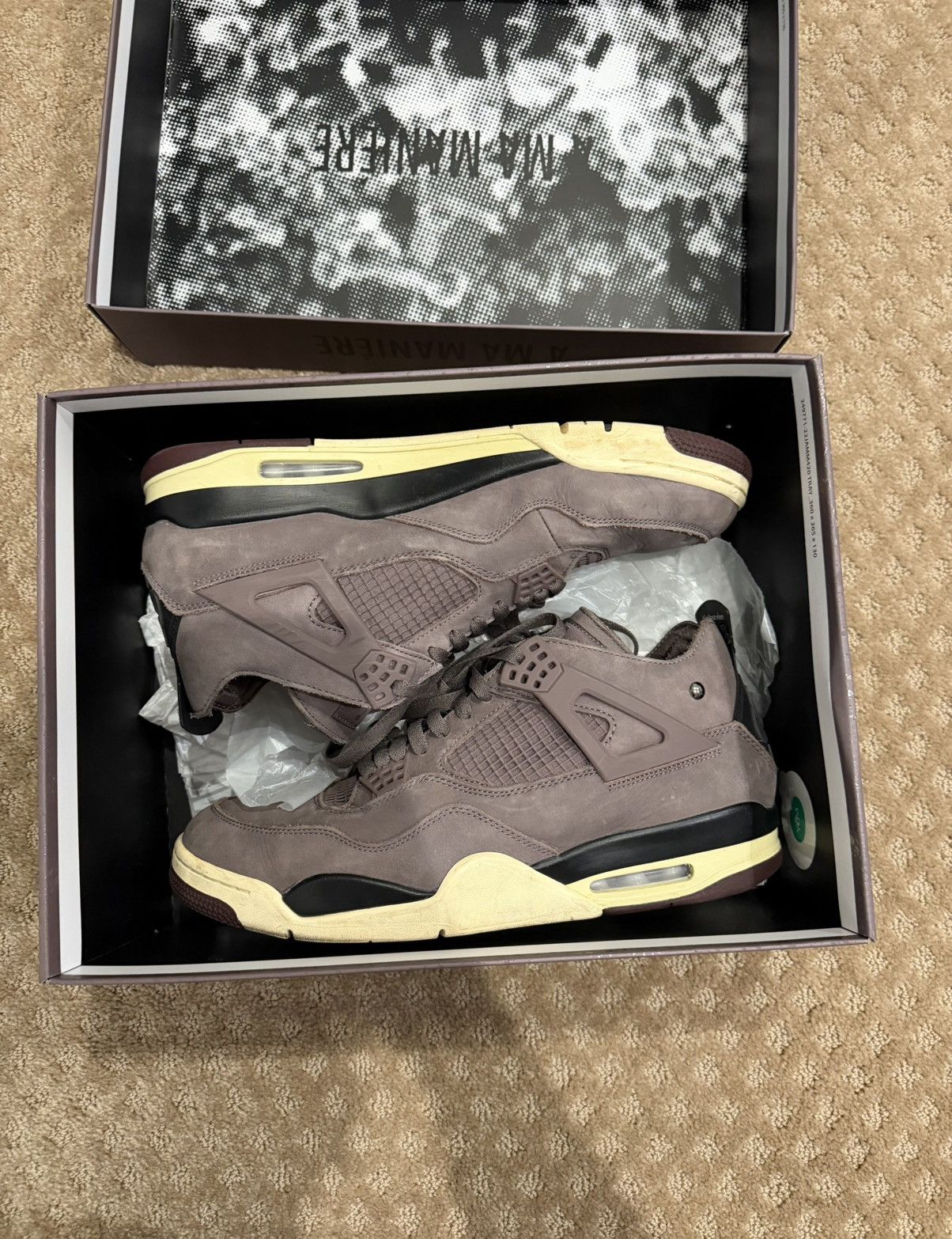 A Ma Maniere × Jordan Brand Air Jordan 4 Retro A Ma Maniere Violet Ore Size US 13 / EU 46 - 1 Thumbnail