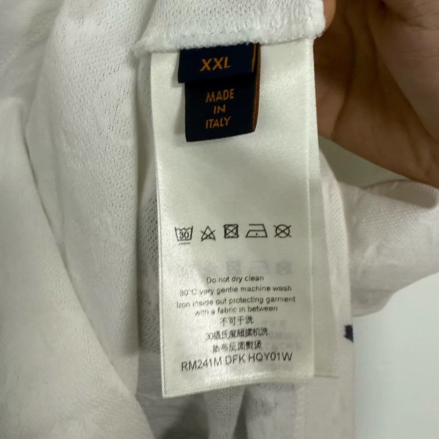 Louis Vuitton Louis Vuitton White Logo Short Sleeve Size US XXL / EU 58 / 5 - 4 Thumbnail