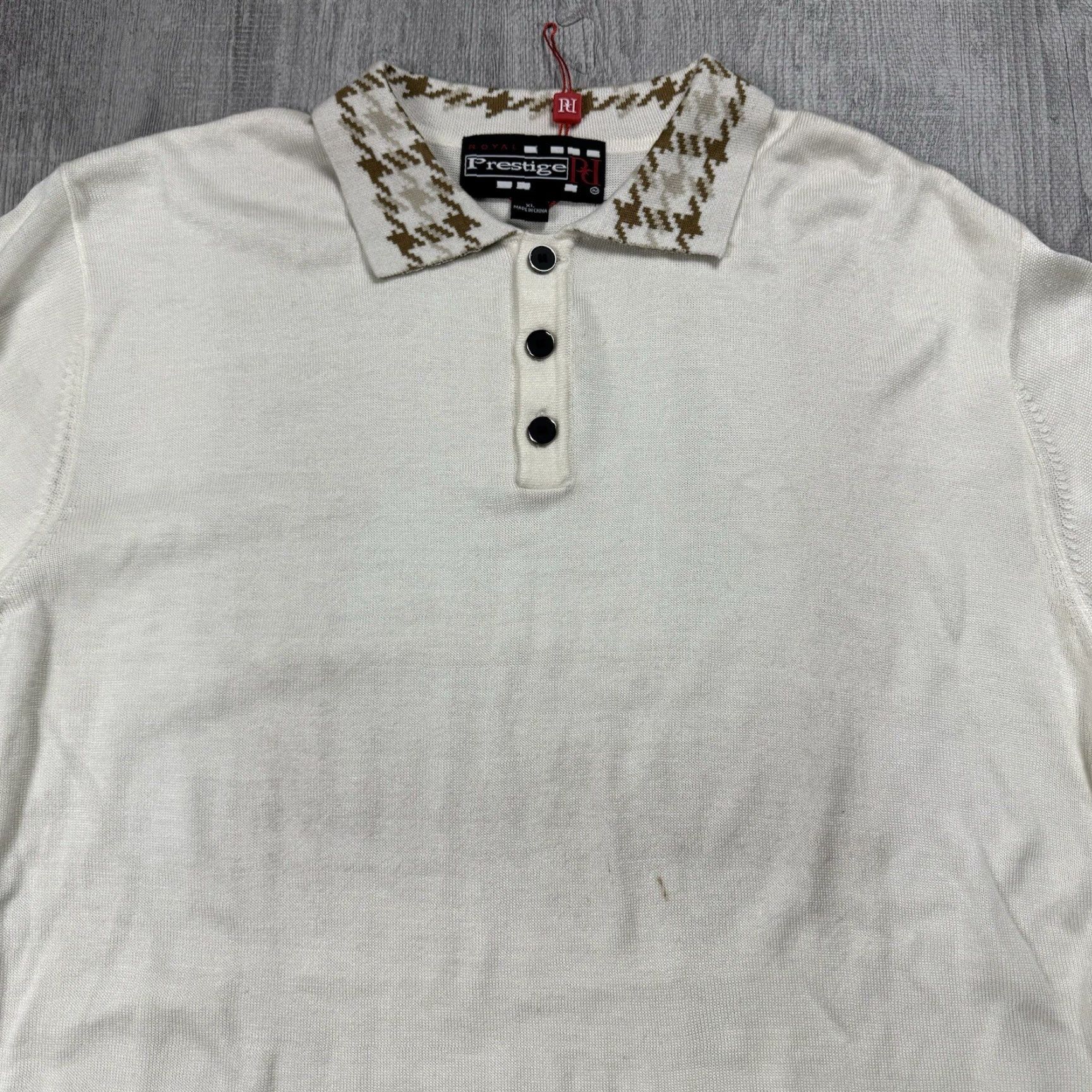 Etro VINTAGE Royal Prestige Men’s Knit Pullover Sweater XL Ivory Hip Hop Art 80s 90s Size US XL / EU 56 / 4 - 2 Thumbnail