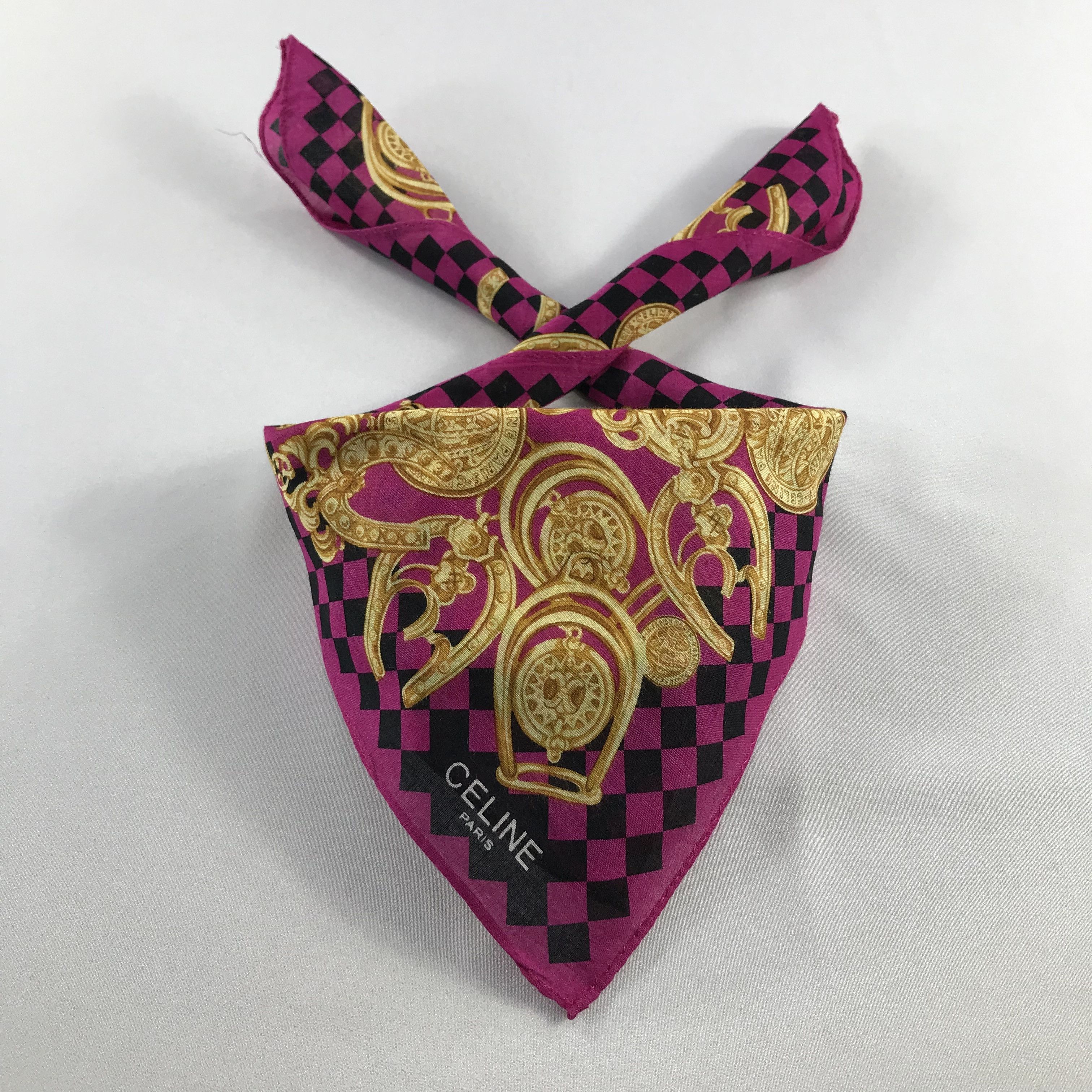 Celine Celine Handkerchief / Bandana / Neckerchief C723 Size ONE SIZE - 1 Thumbnail