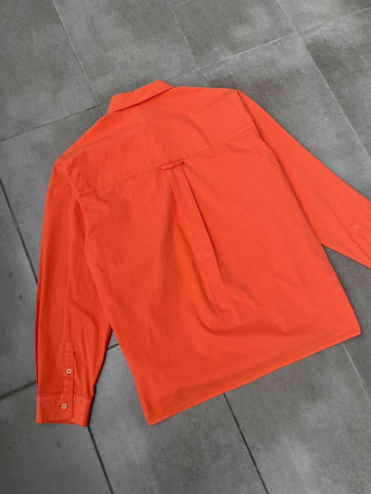 Henrik Vibskov !DS! SS23 Henrik Vibskov Flame Orange Cargo Shirt Size US XL / EU 56 / 4 - 20 Thumbnail