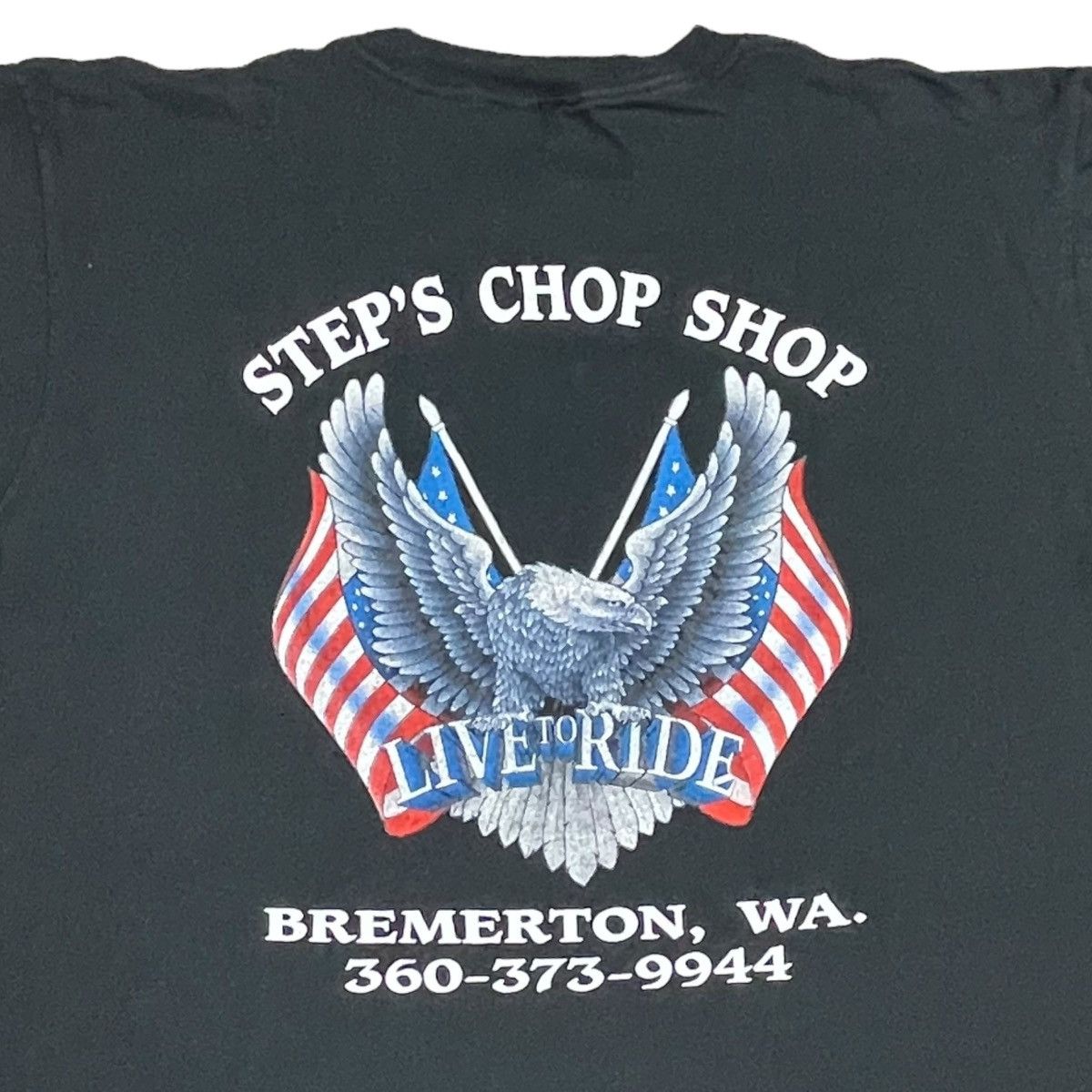 Vintage 3D Emblem 1993 Sink Your Claws Into Something Biker Shirt XL Size US XL / EU 56 / 4 - 7 Thumbnail