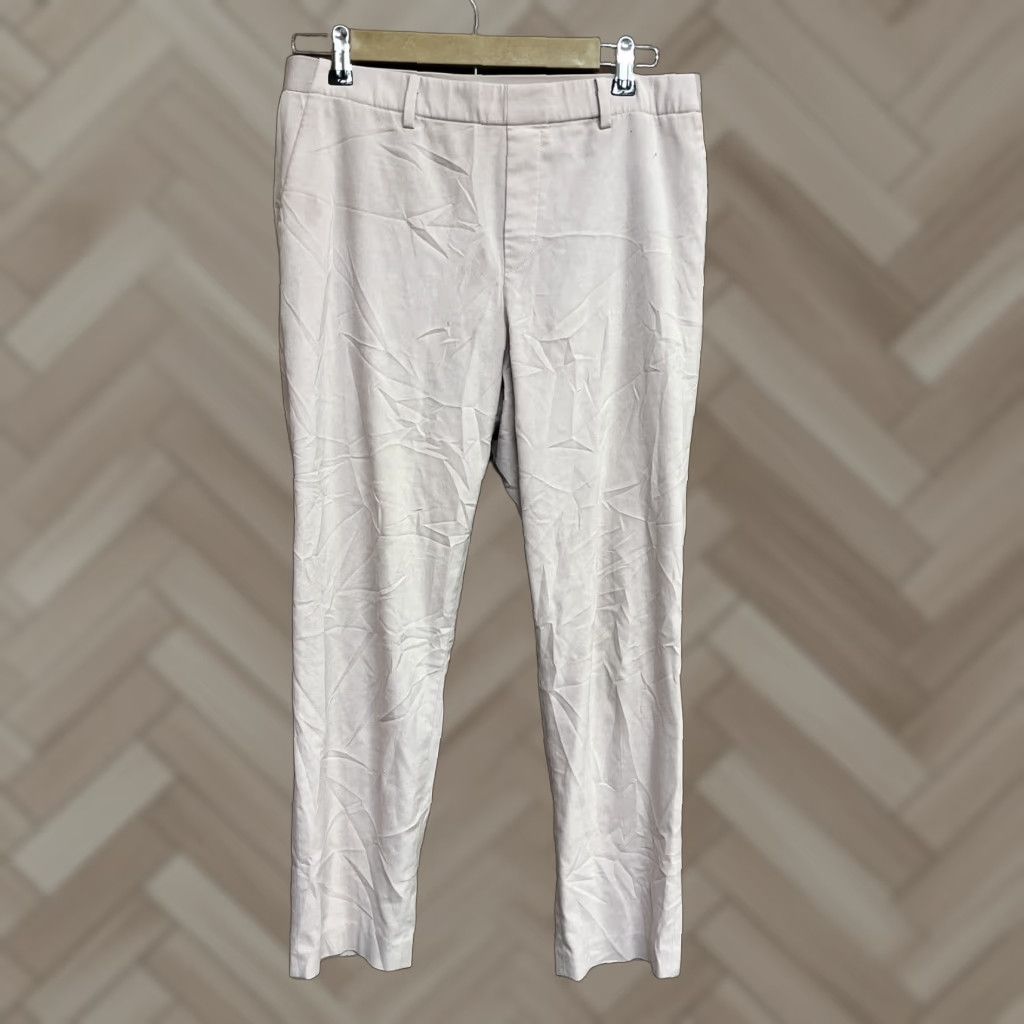Uniqlo Uniqlo Womens Pink Pull On Pants Size L Regular Stretch Comfort Dress Pants Womens/L Size 36" / US 14 / IT 50 - 1 Thumbnail