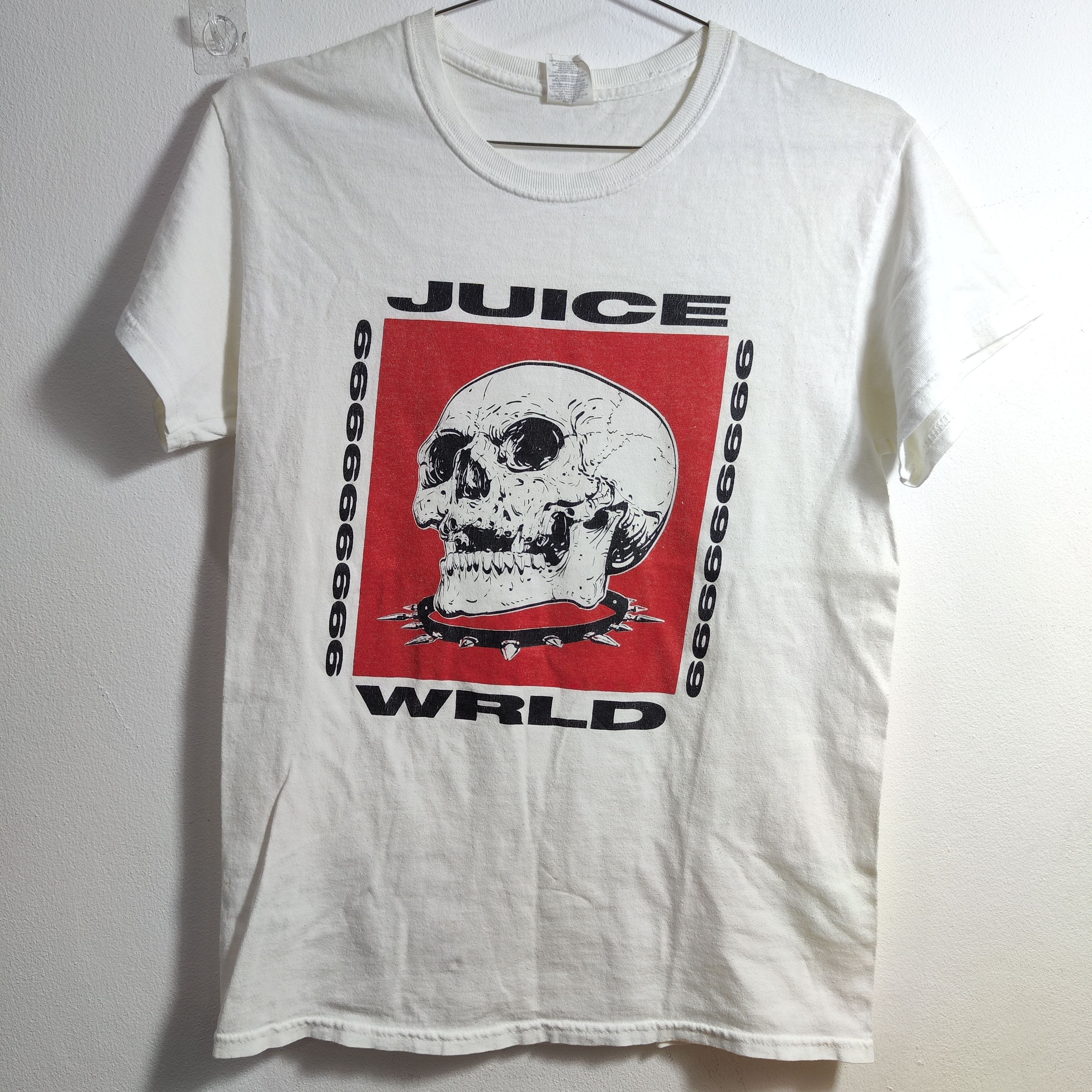 Band Tees Juice Wrld Medium White Size US M / EU 48-50 / 2 - 1 Thumbnail