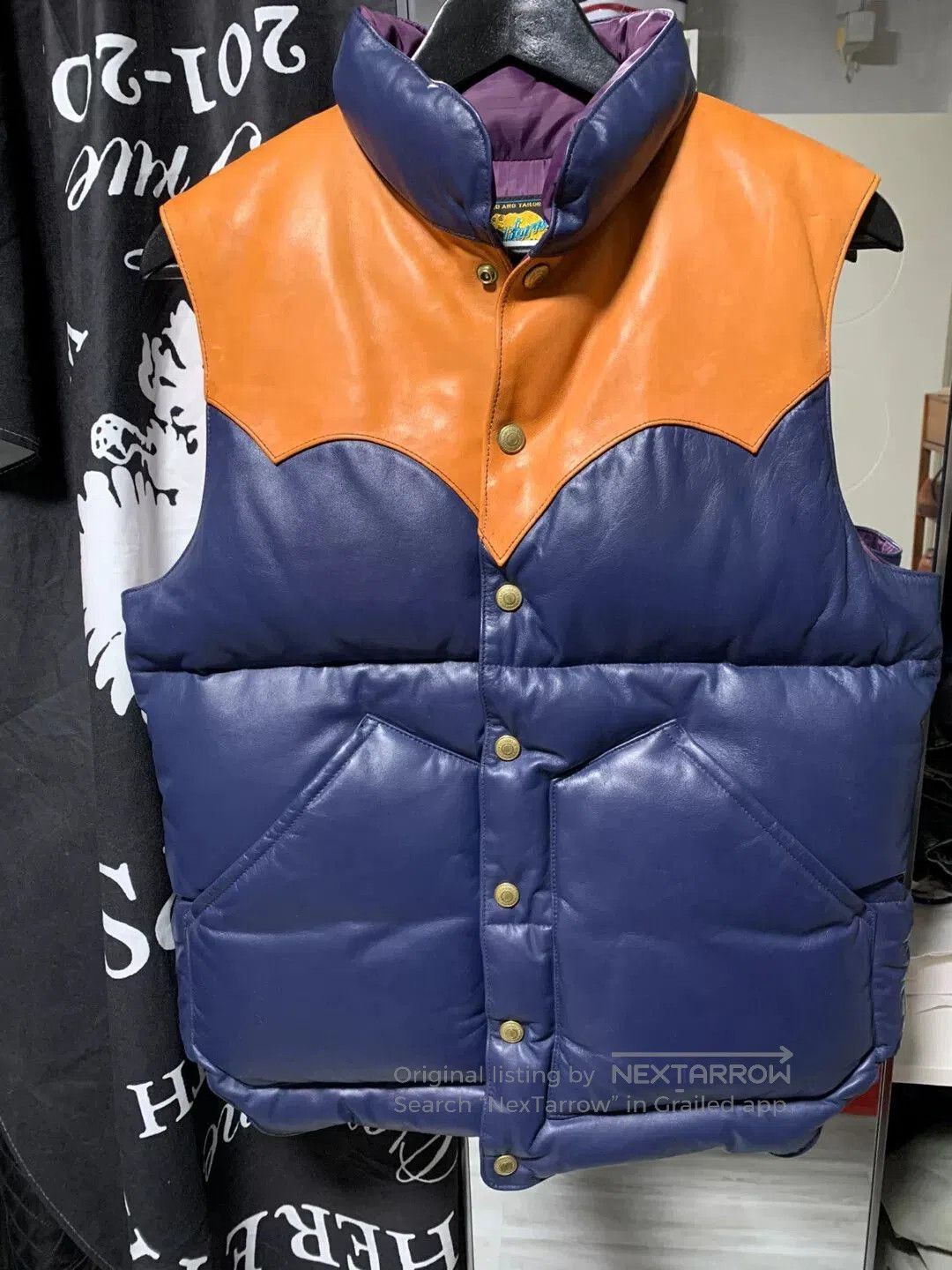 Rainbow Country rainbow country leather down vest. Size US M / EU 48-50 / 2 - 1 Thumbnail