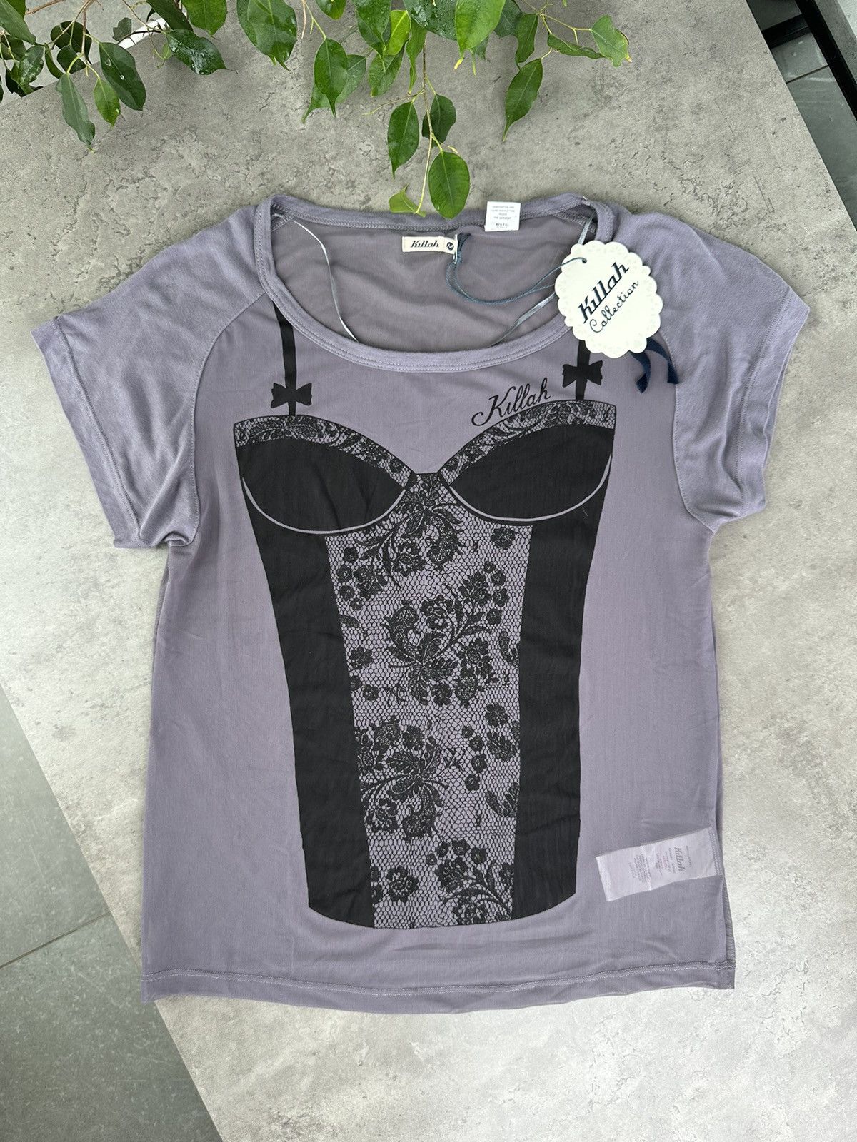 Miss Sixty The Killah Mesh Printed T-Shirt Size M / US 6-8 / IT 42-44 - 1 Thumbnail
