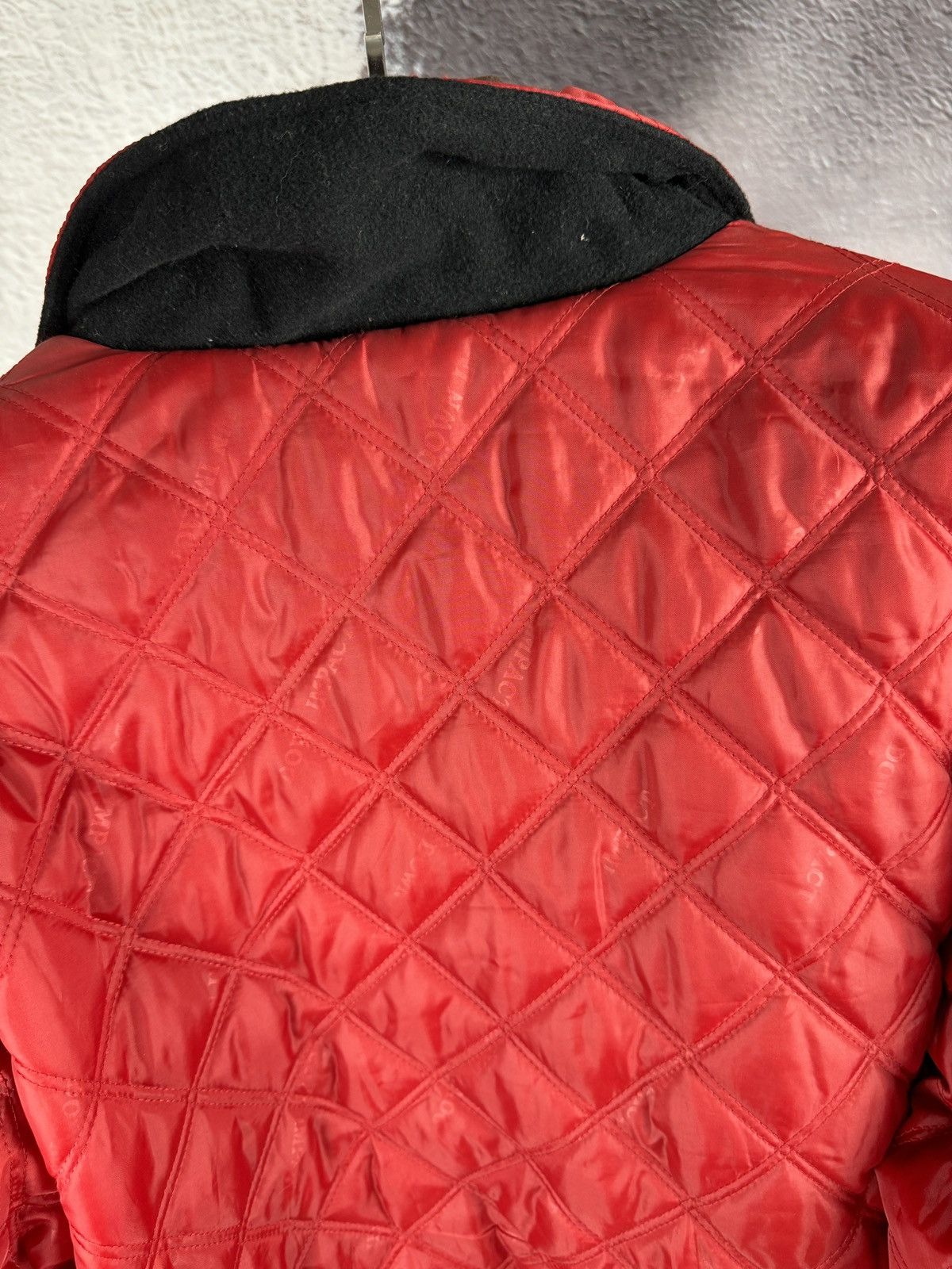 Vintage Down Impact USA reversible wool leather monogram bomber jckt Size US L / EU 52-54 / 3 - 23 Thumbnail