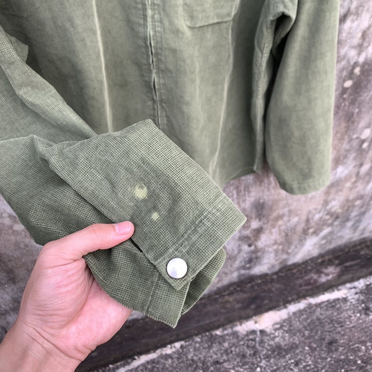 Airwalk Vintage AIR WALK Corduroy Flannel Zipper Shirt Size US L / EU 52-54 / 3 - 10 Thumbnail