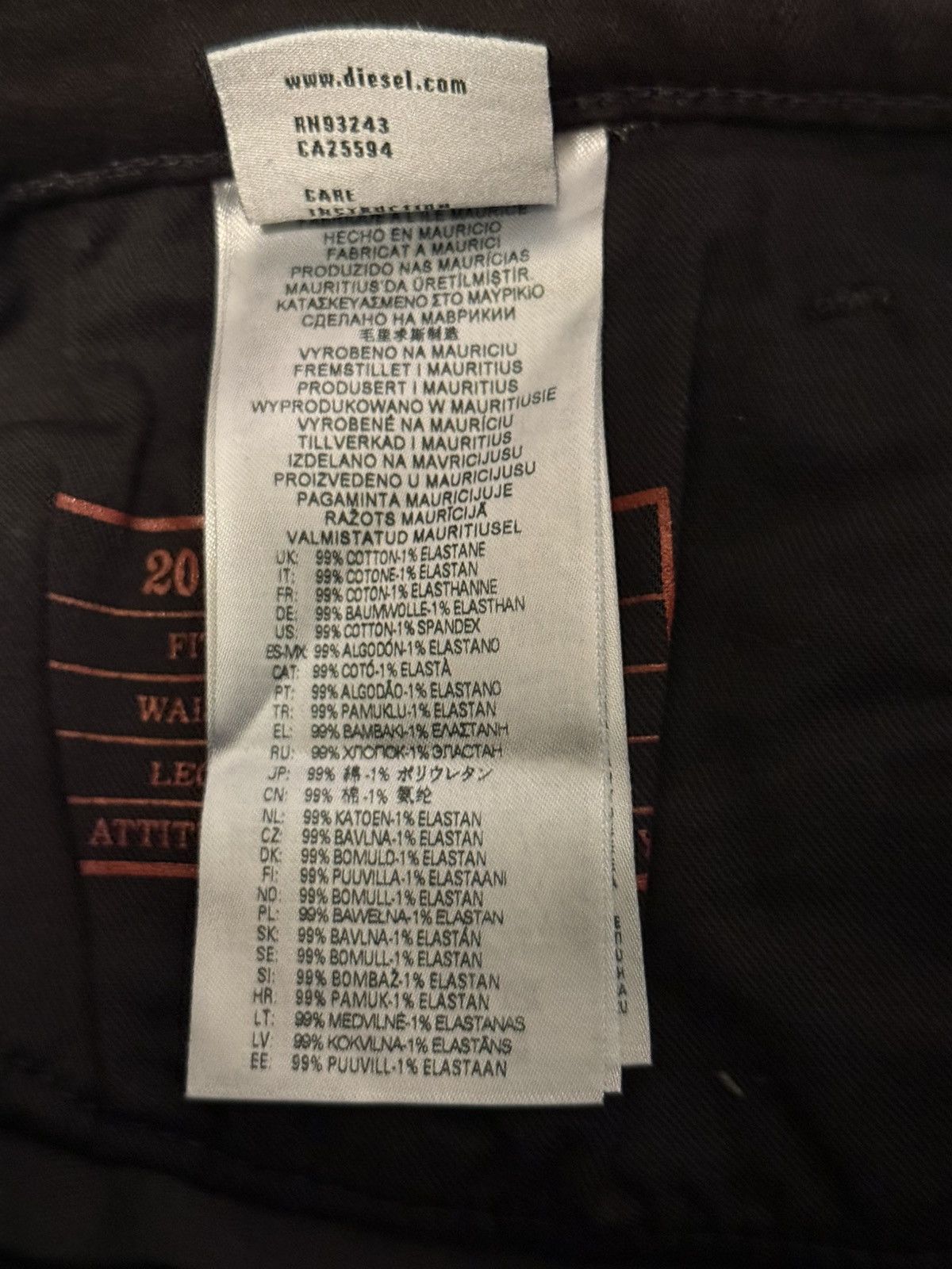 Diesel Diesel Skinny Jeans Size US 33 - 5 Thumbnail
