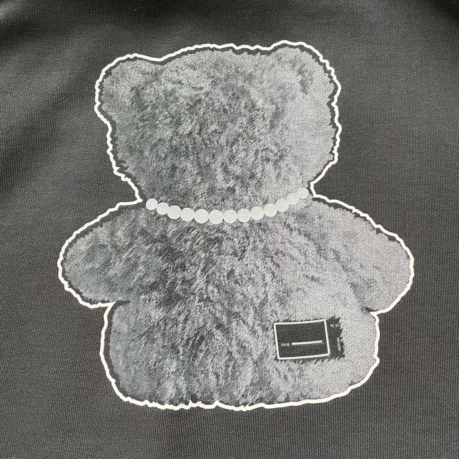 WE11DONE We11done Black Teddy Bear Hoodie M new without tags Size US L / EU 52-54 / 3 - 4 Thumbnail