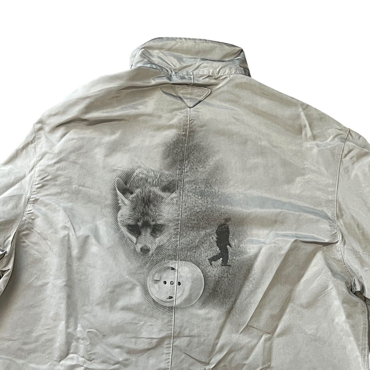 Prada PRADA 22AW RAF SIMONS Silk All In One Triangle Jumpsuit Size US 32 / EU 48 - 3 Thumbnail