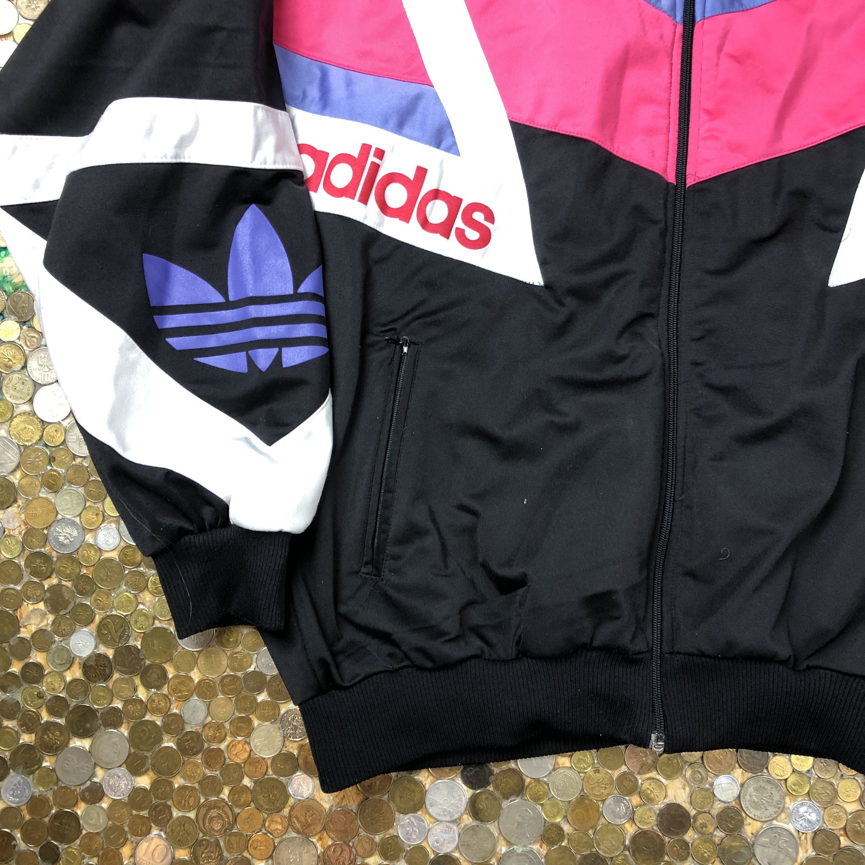 Adidas Adidas old zip tracksuit sweatshirt 90's Size US XL / EU 56 / 4 - 2 Thumbnail