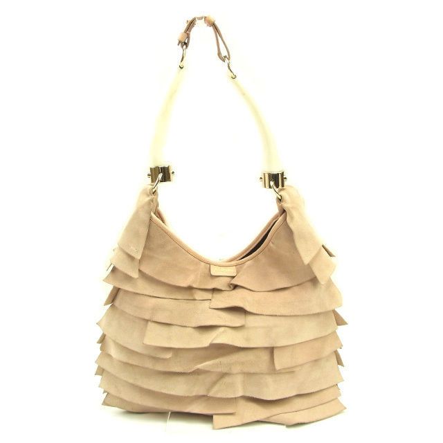 Yves Yves Saint Laurent Rive Gauche Suede Leather Shoulder Bag