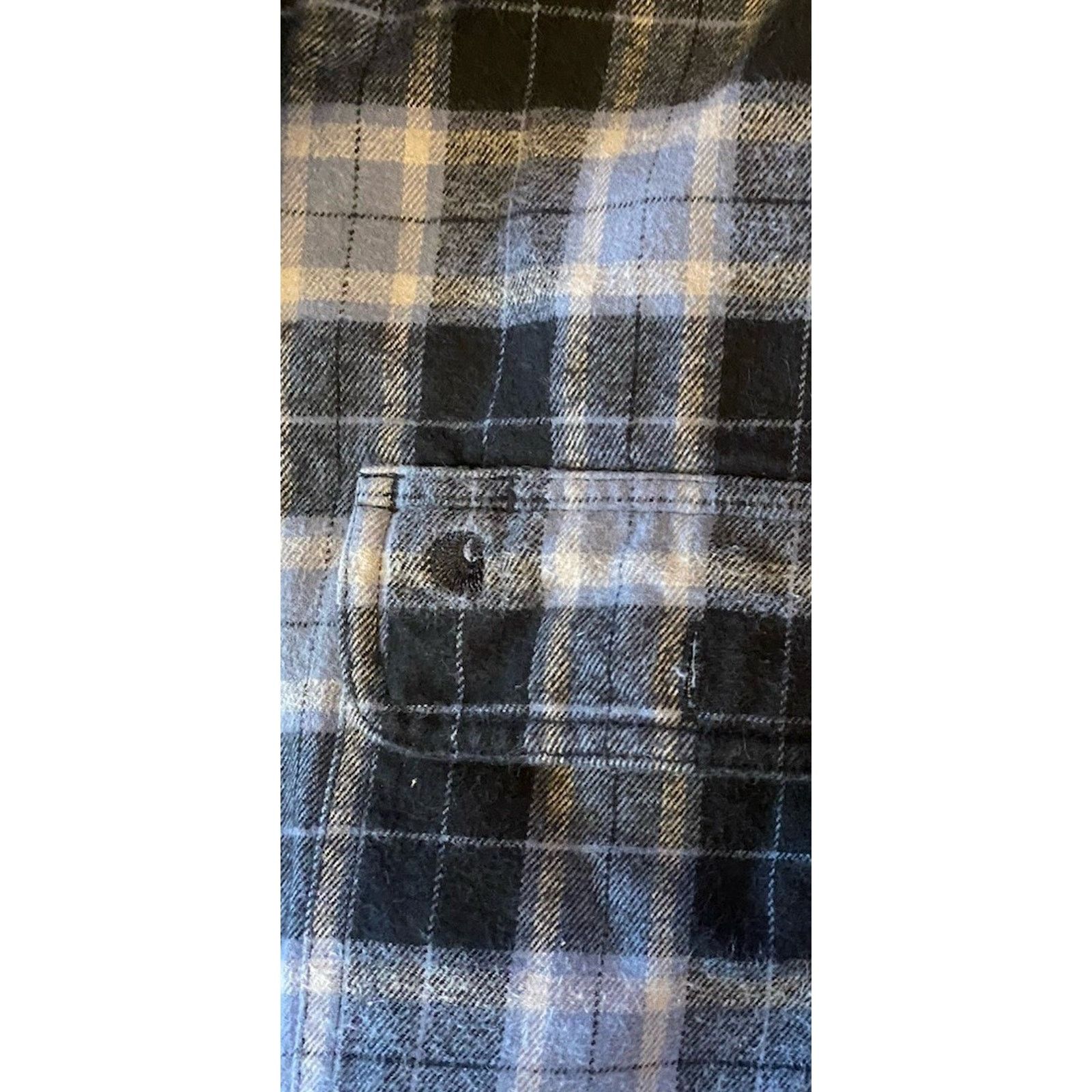 Carhartt Carhartt Shacket Loose Heavyweight Flannel Shirt Men's M Size US M / EU 48-50 / 2 - 9 Thumbnail