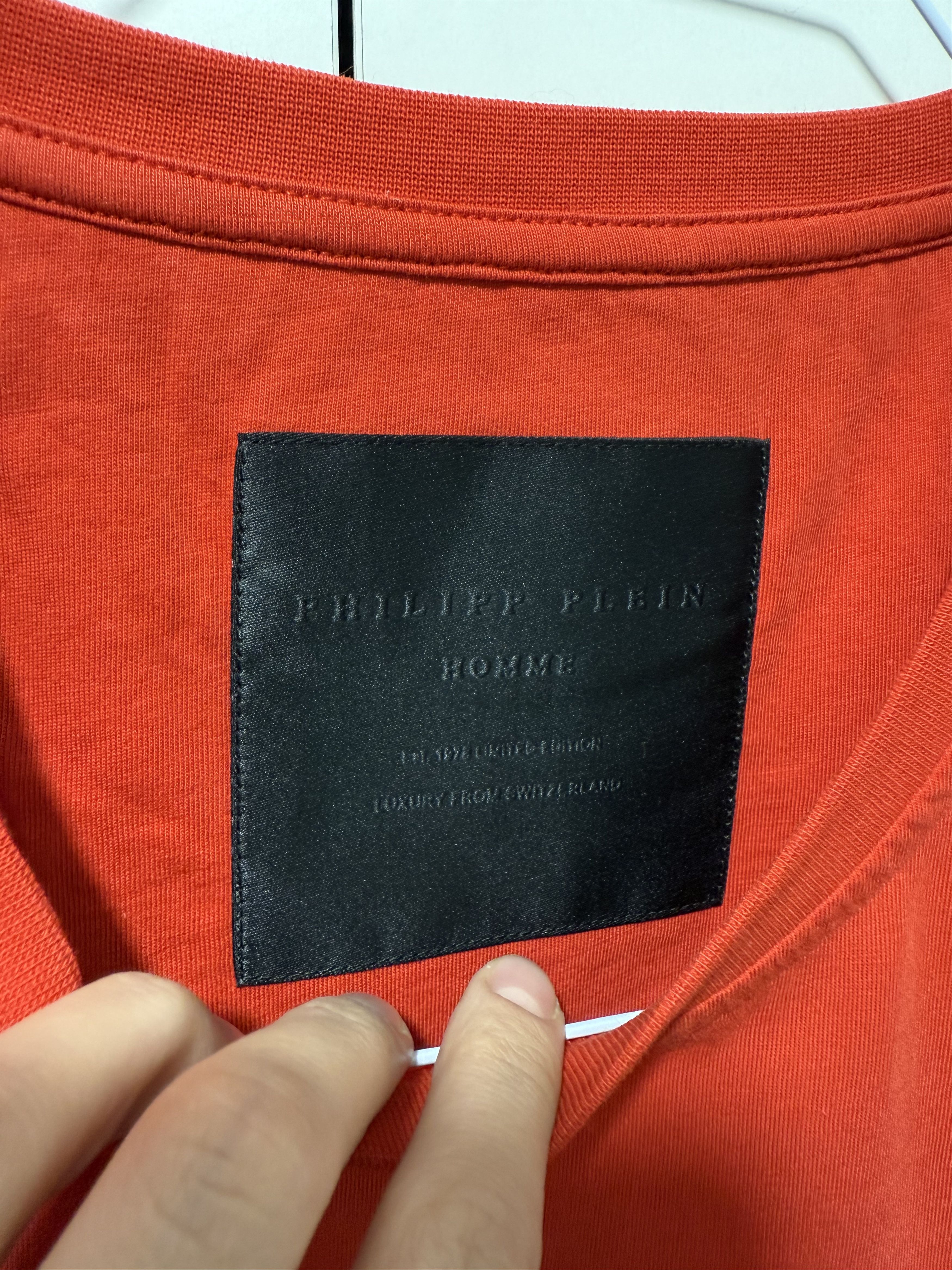 Philipp Plein Men's Philipp Plein Red Logo T- shirt Size US XL / EU 56 / 4 - 3 Thumbnail