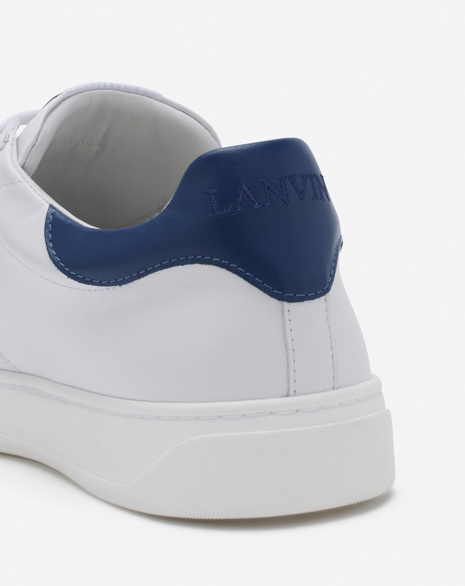Lanvin o1w1db10225 Low-Top Sneakers in White/Blue Size US 12 / EU 45 - 5 Thumbnail