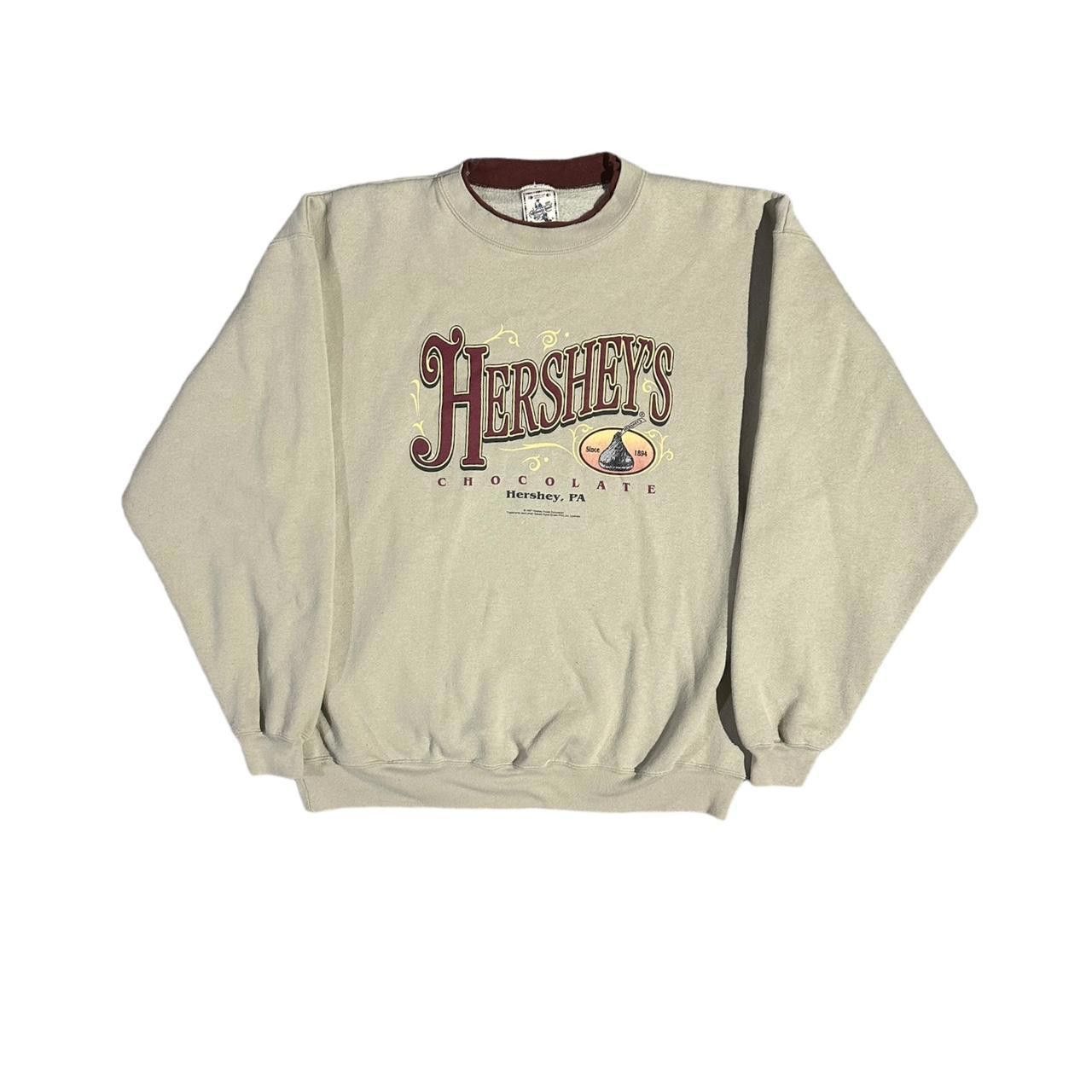 Designer 1997 Hersheys Chocolate Sweatshirt (Made in USA) Size US XXL / EU 58 / 5 - 1 Thumbnail