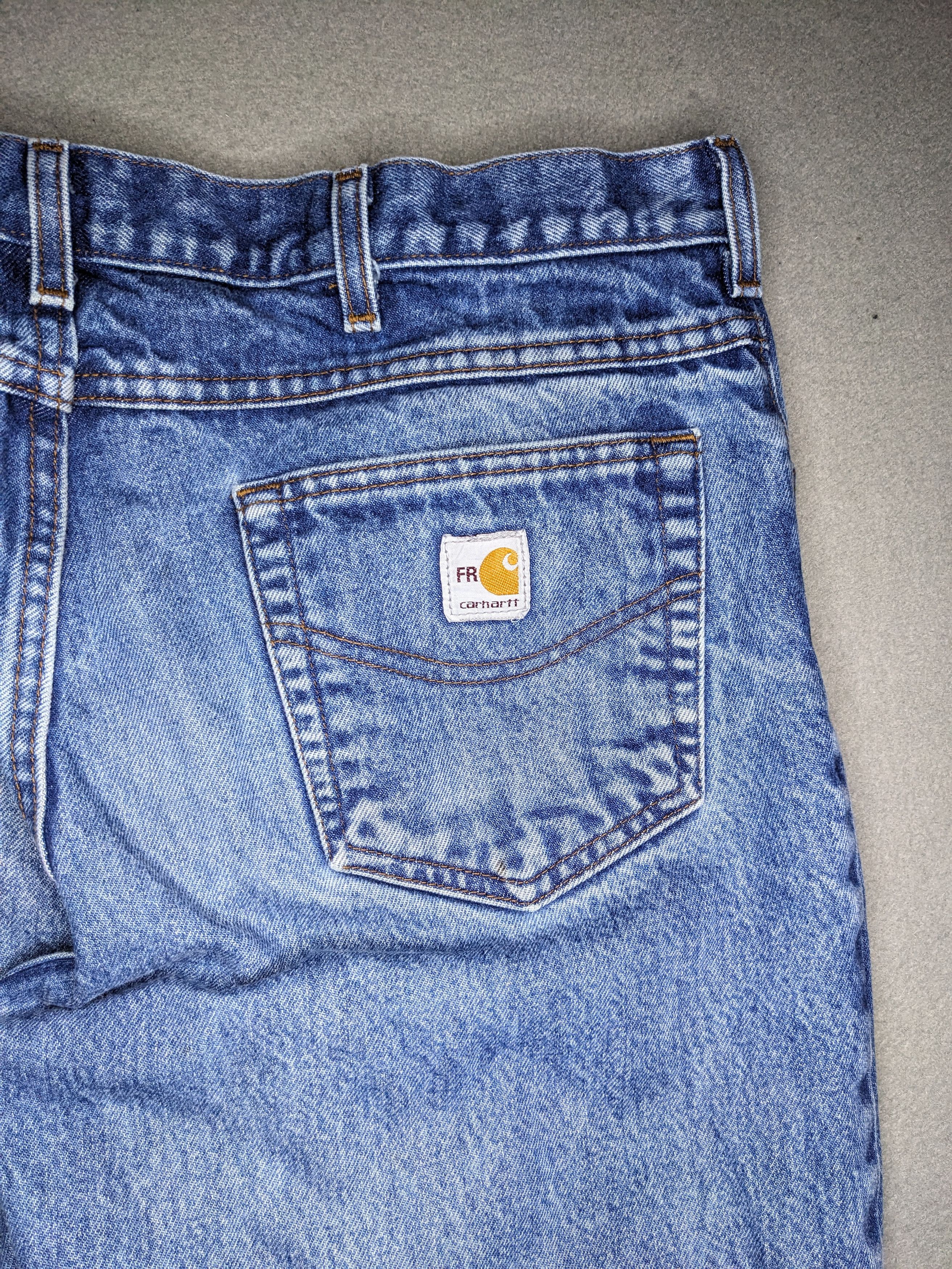 Carhartt Carhartt FR Flame Resistant Jeans Mens 34x31 Baggy Denim Size US 34 / EU 50 - 7 Thumbnail