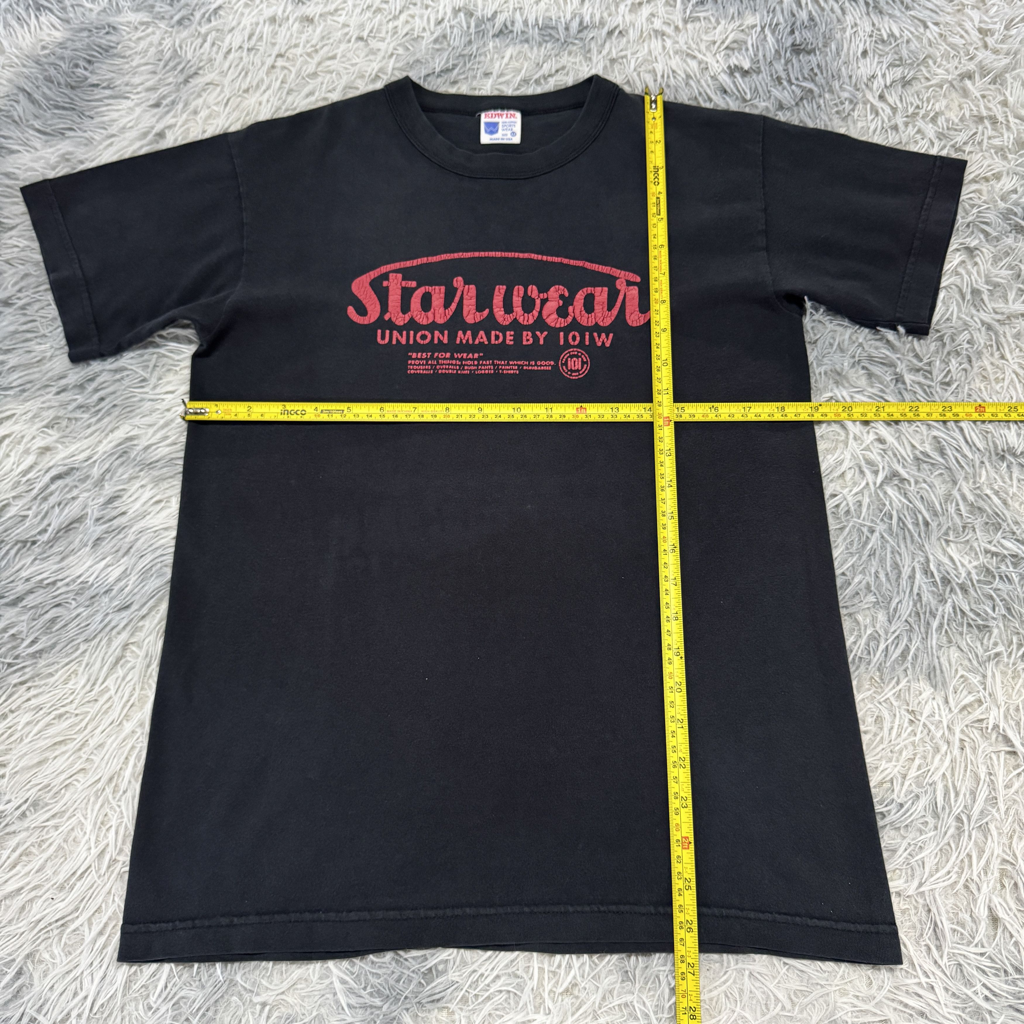 Vintage Rare Vintage Edwin Starwear Big Logo Tshirt Sunfaded Size US M / EU 48-50 / 2 - 4 Thumbnail
